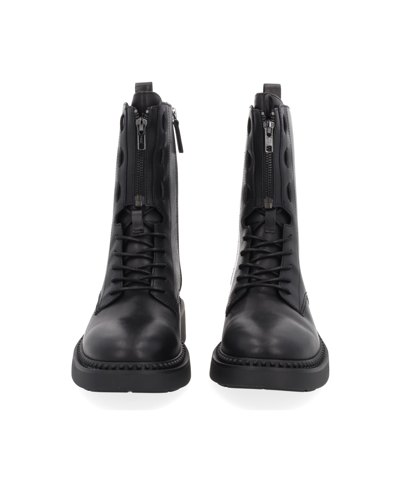 Ash Lace-up Boot - BLACK