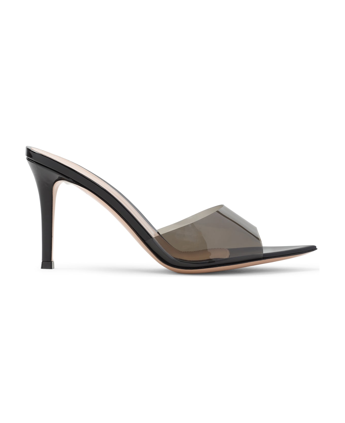 Gianvito Rossi Elle 85 Mules - Fune Fume Black