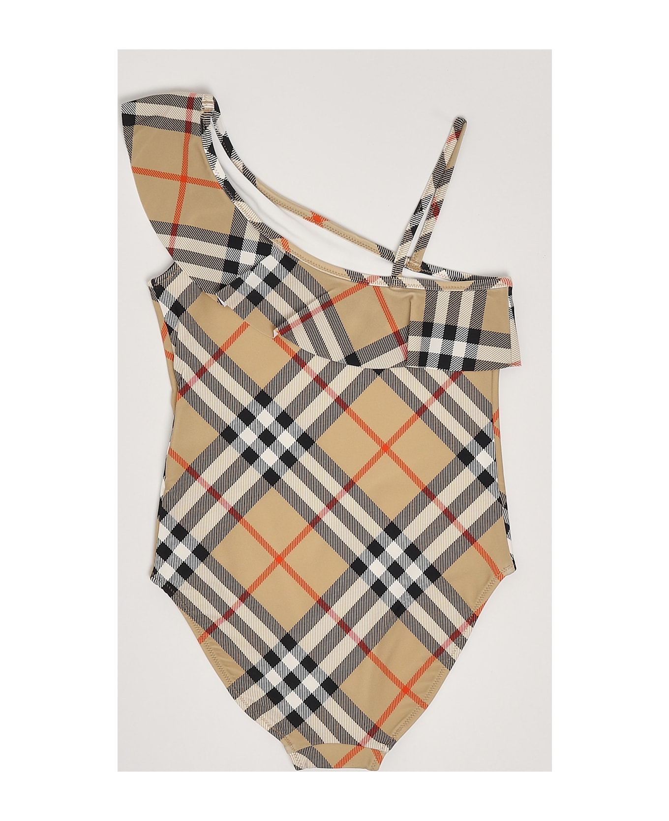 Burberry Fern Swimsuit Swimsuit - CHECK BEIGE