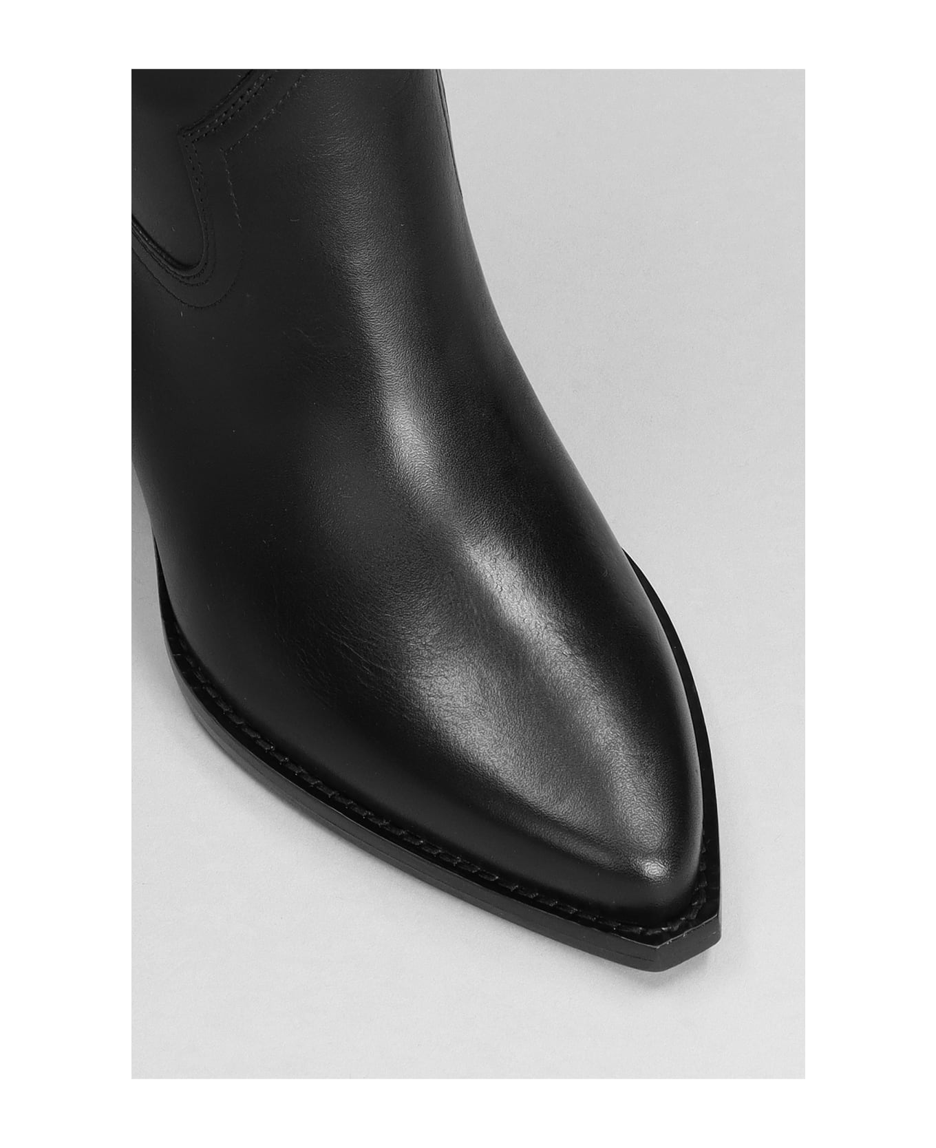 Isabel Marant 'dahope' Leather Cowboy Boots - Black ブーツ