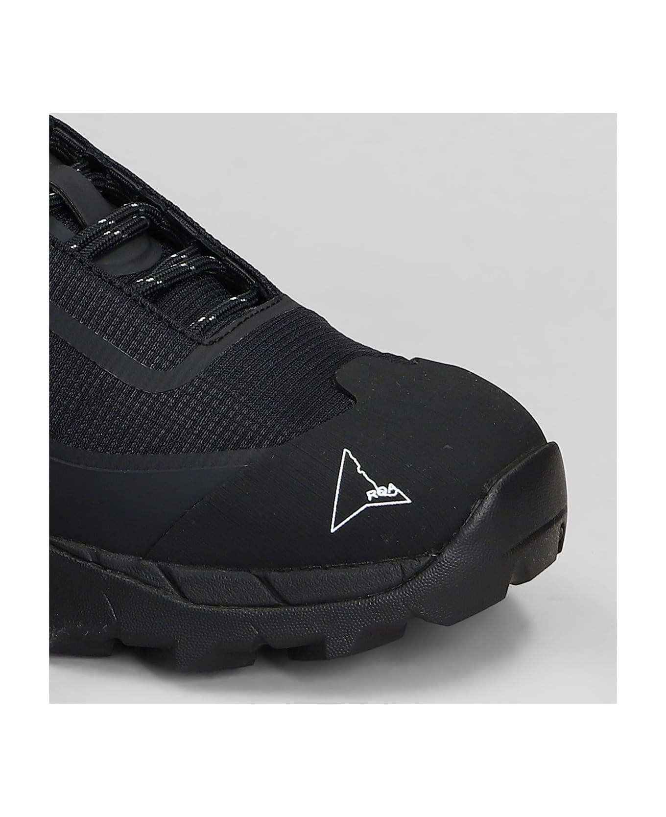 ROA Katharina Light Sneakers In Black Fabric - black