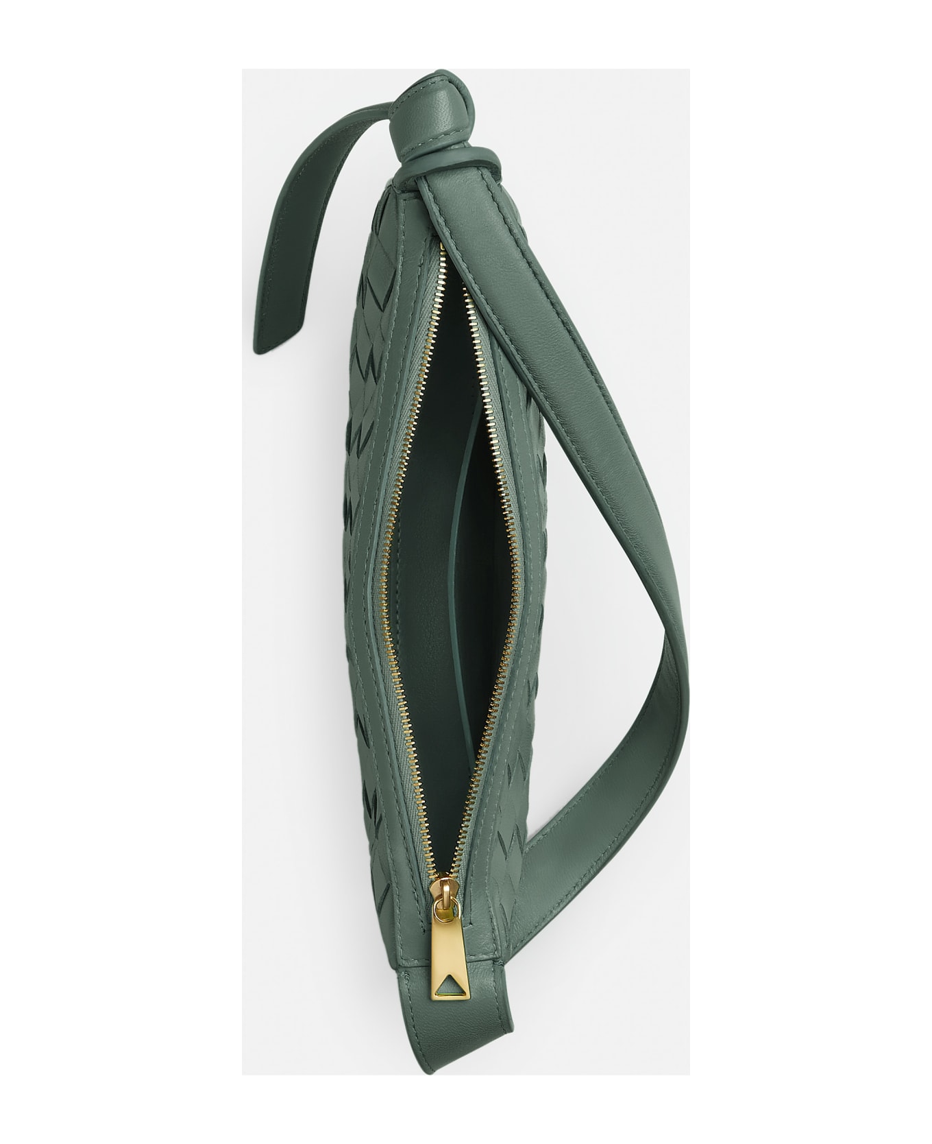 Bottega Veneta Leather Shoulder Bag - Green