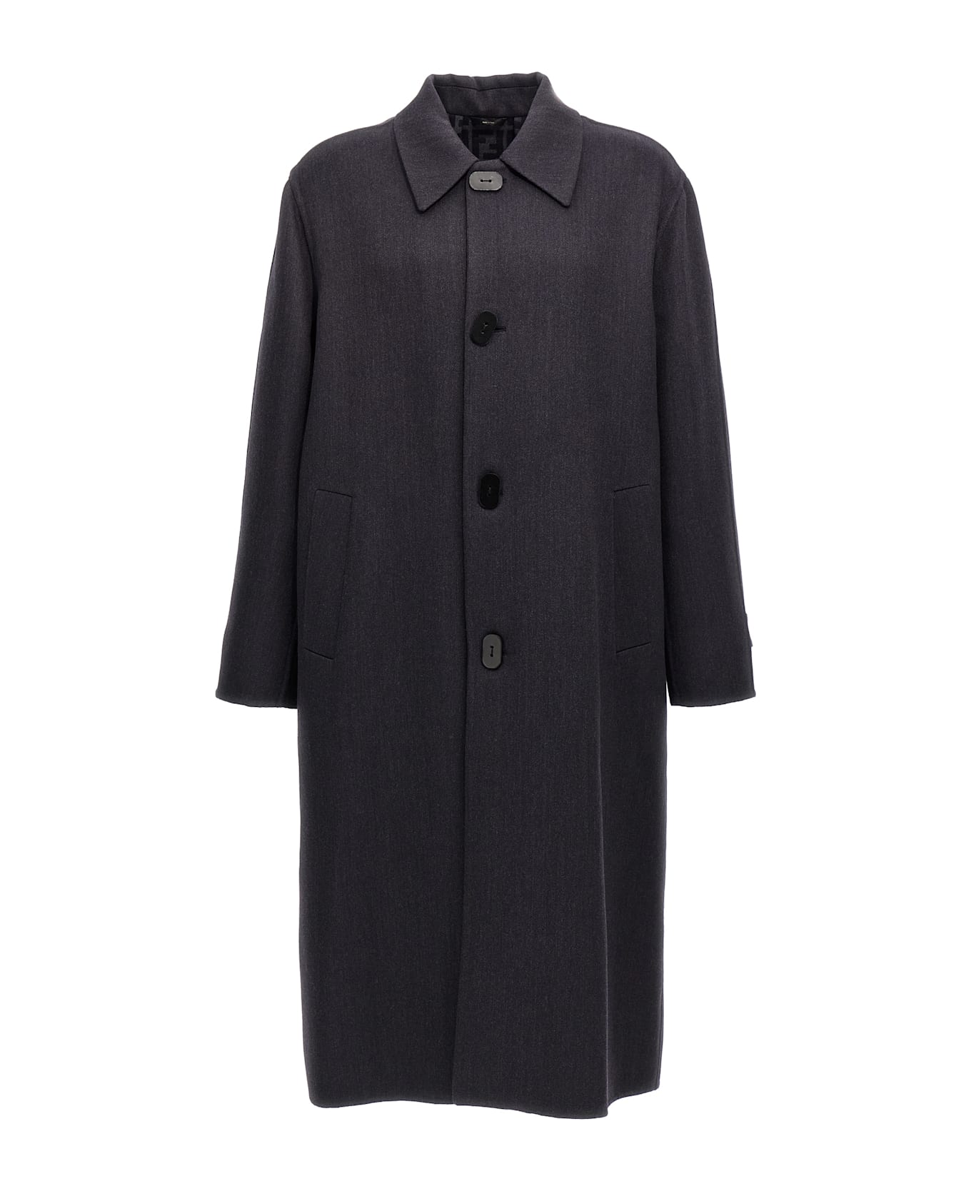 Fendi Double Wool Coat - INDACO コート