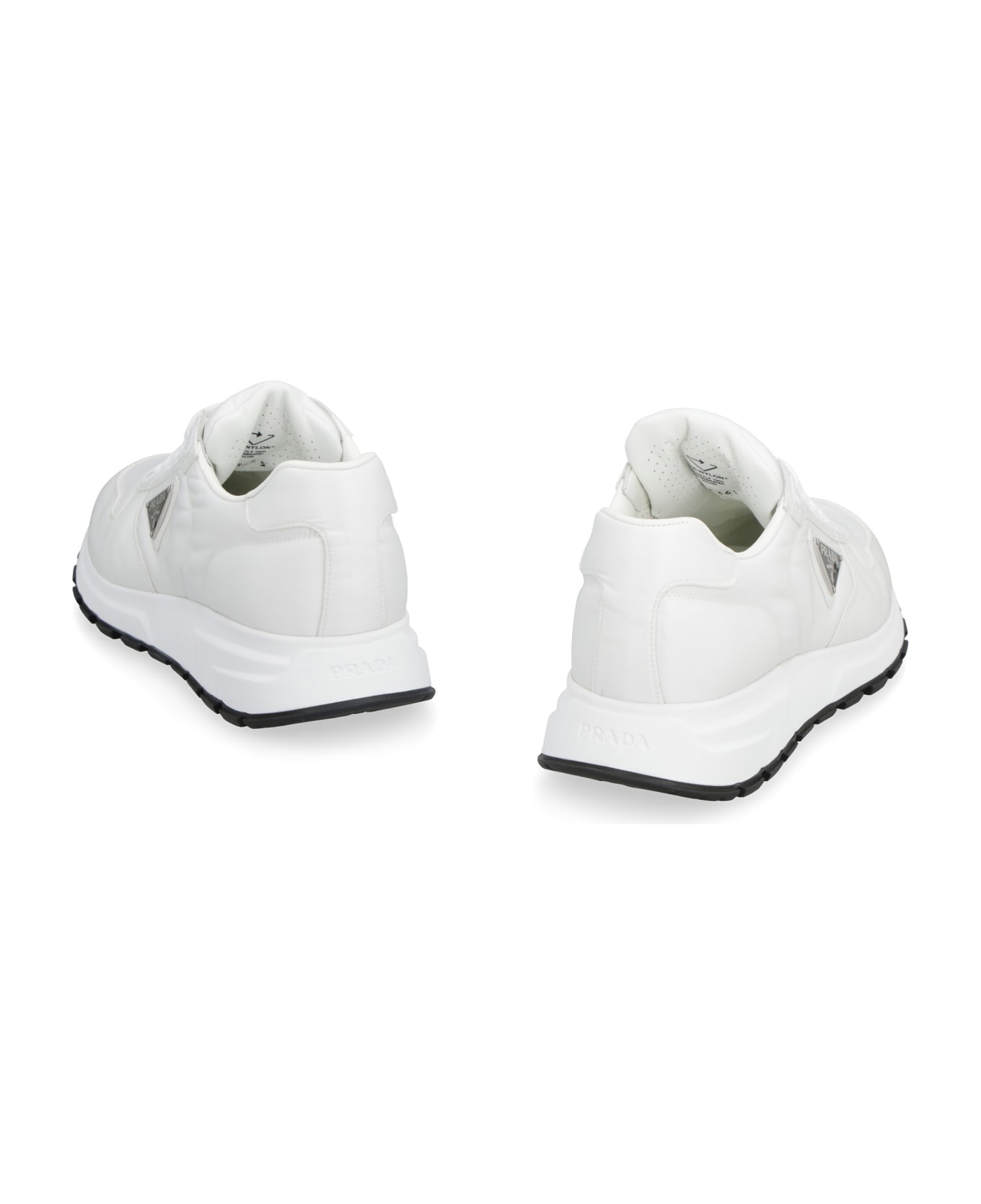 Prada Re-nylon Low-top Sneakers - BIANCONERO