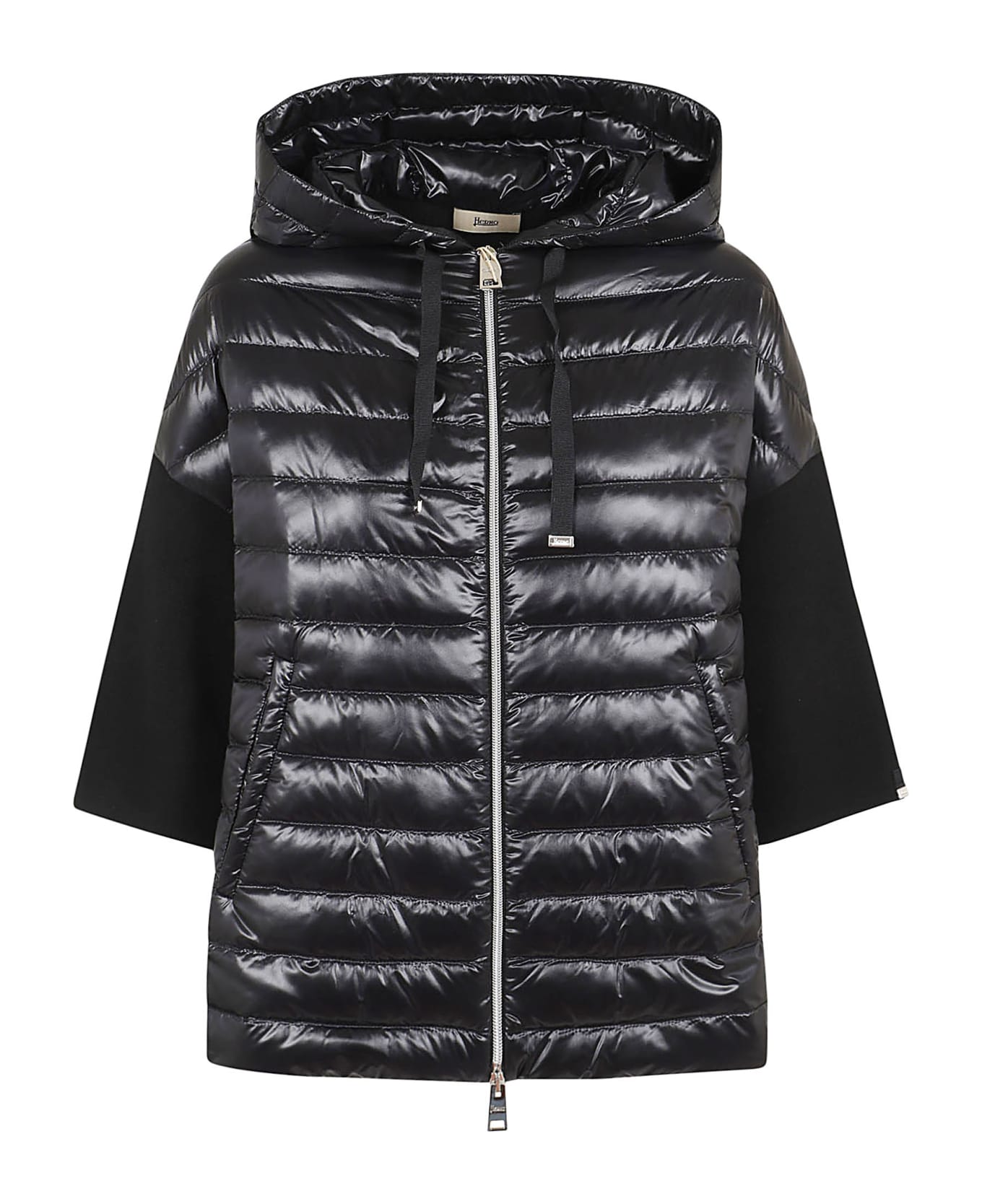Herno Hooded Quilted Nylon Down Jacket - Nero コート