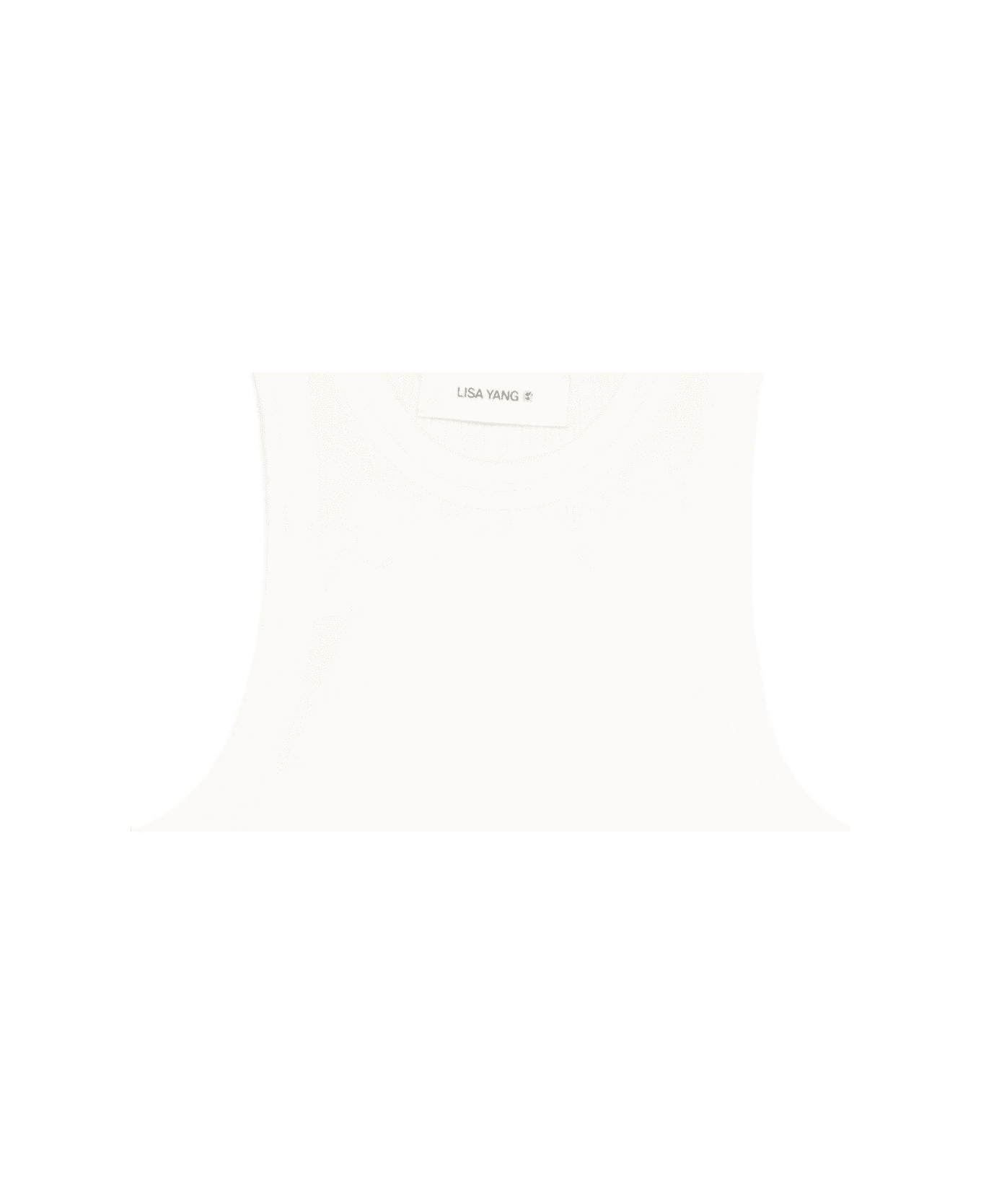 Lisa Yang Amya Cotton And Cashmere Top - White