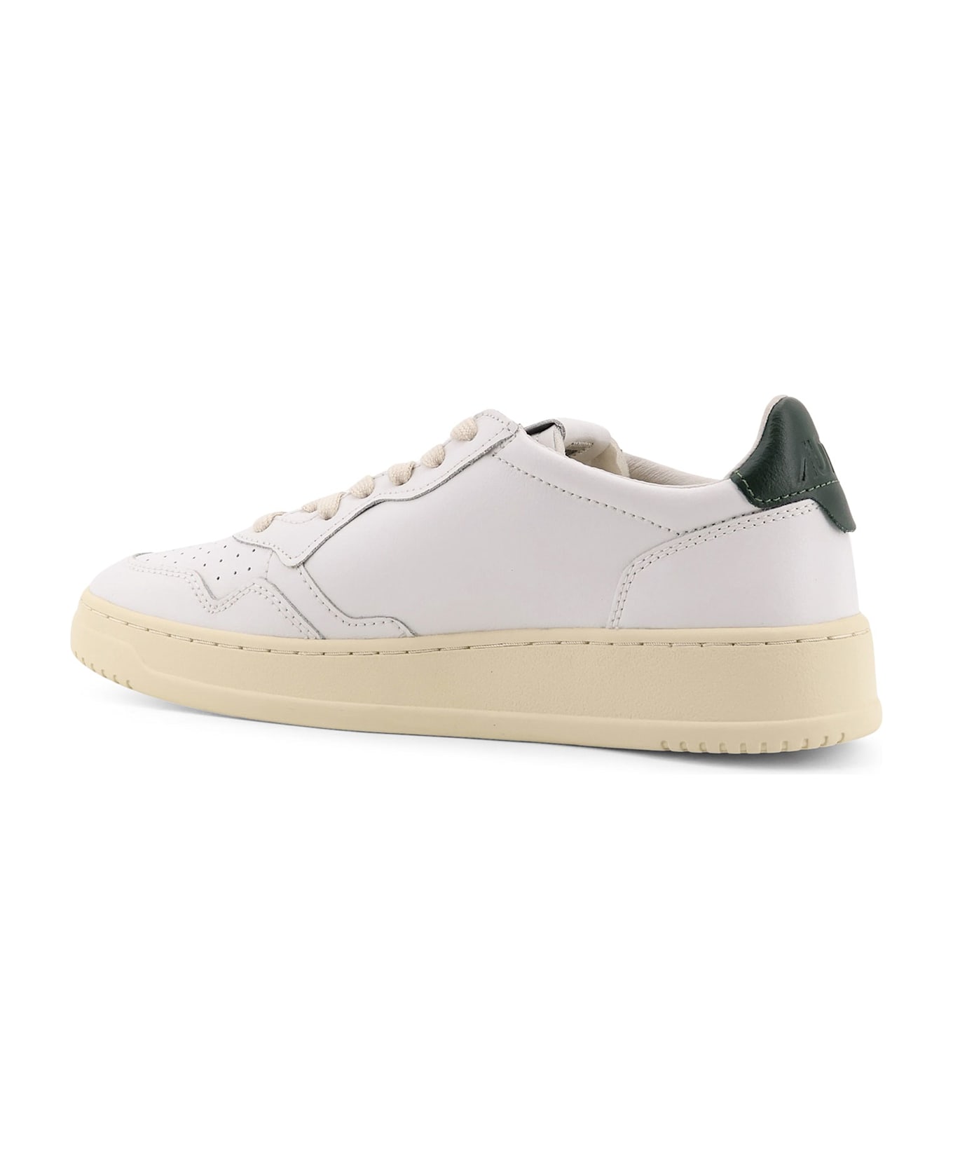 Autry Medalist Low Leather Low-top Sneakers - White