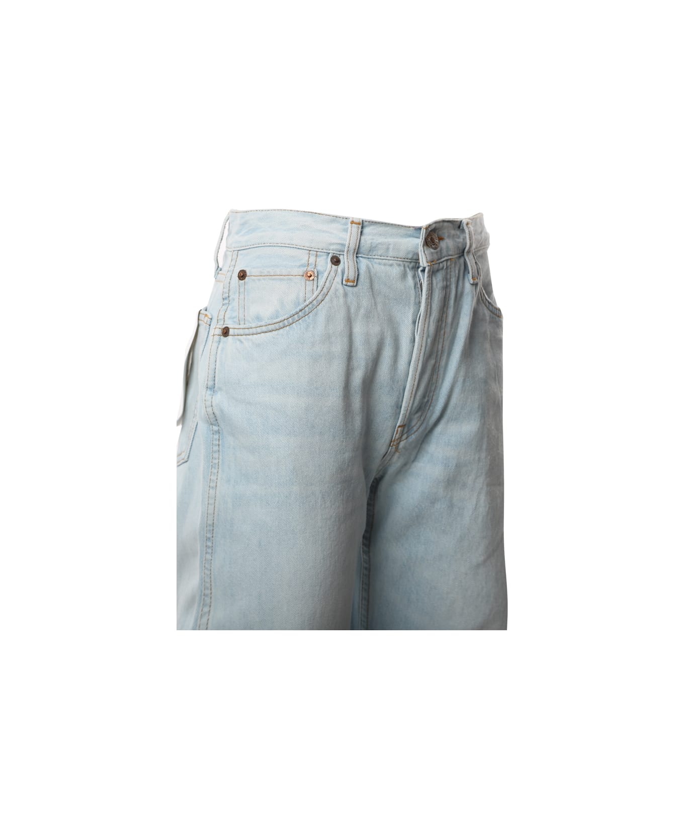 RE/DONE Regular Fit Jeans - Light blue デニム