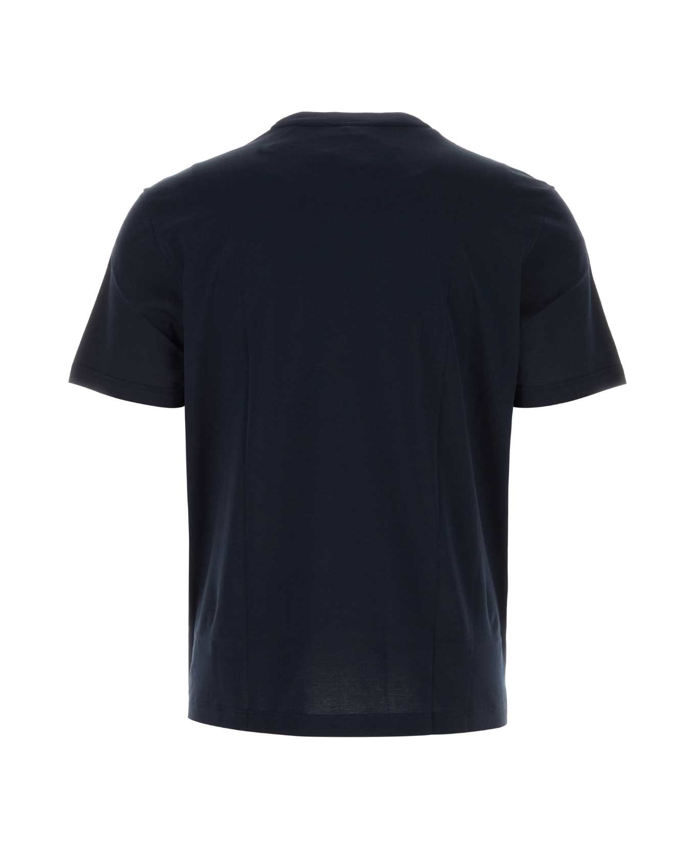 Brioni Midnight Blue Cotton T-shirt - NAVY シャツ