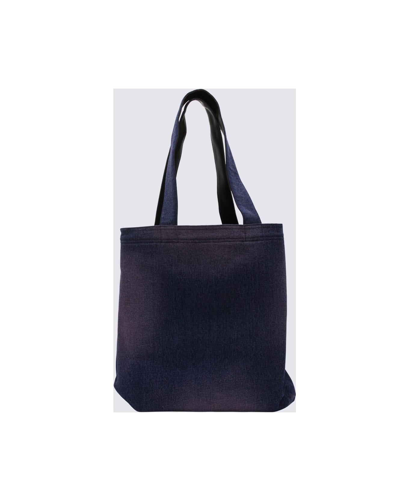 Y/Project Dark Blue Cotton Tote Bag