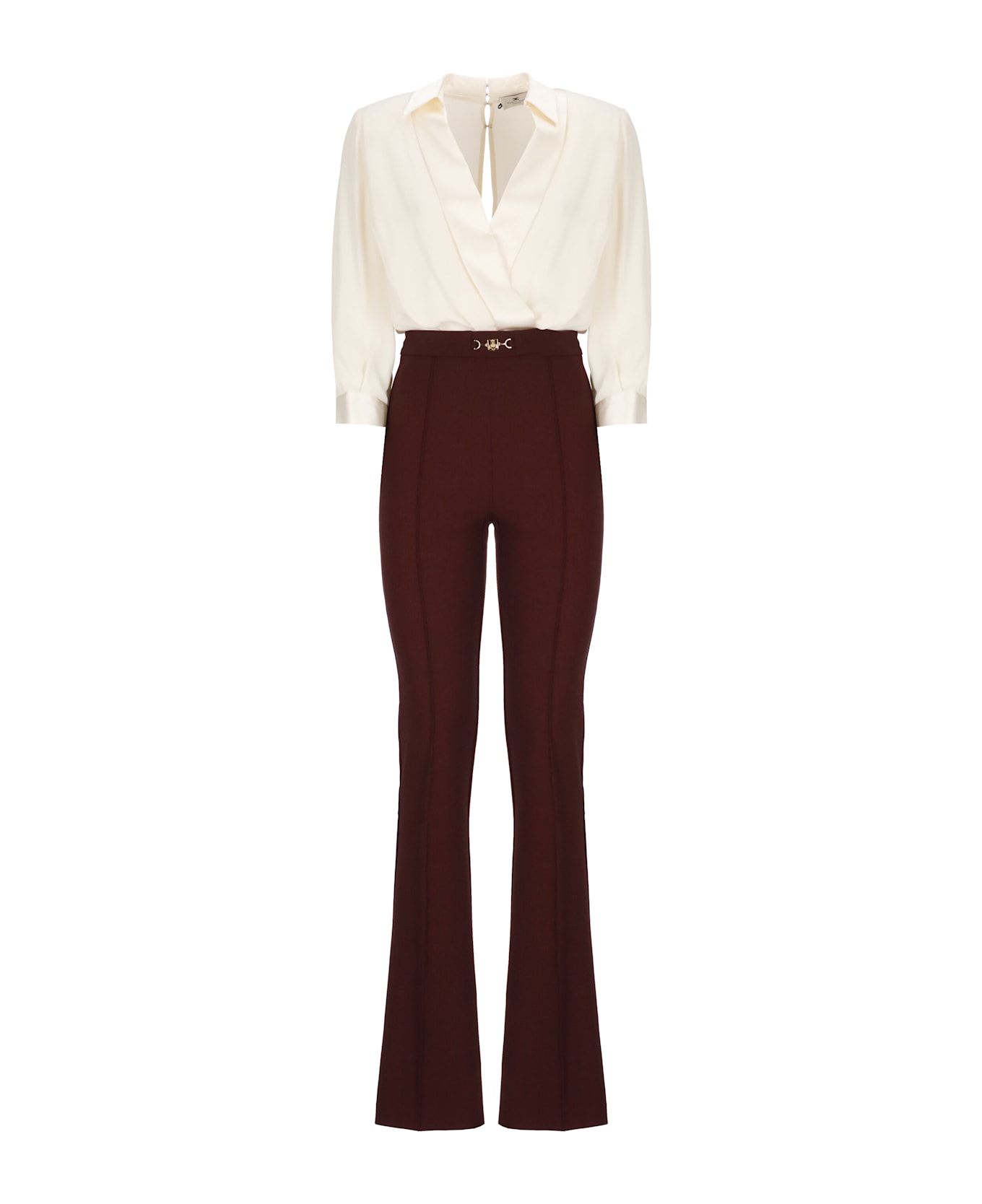 Elisabetta Franchi Jumpsuit - Bordeaux