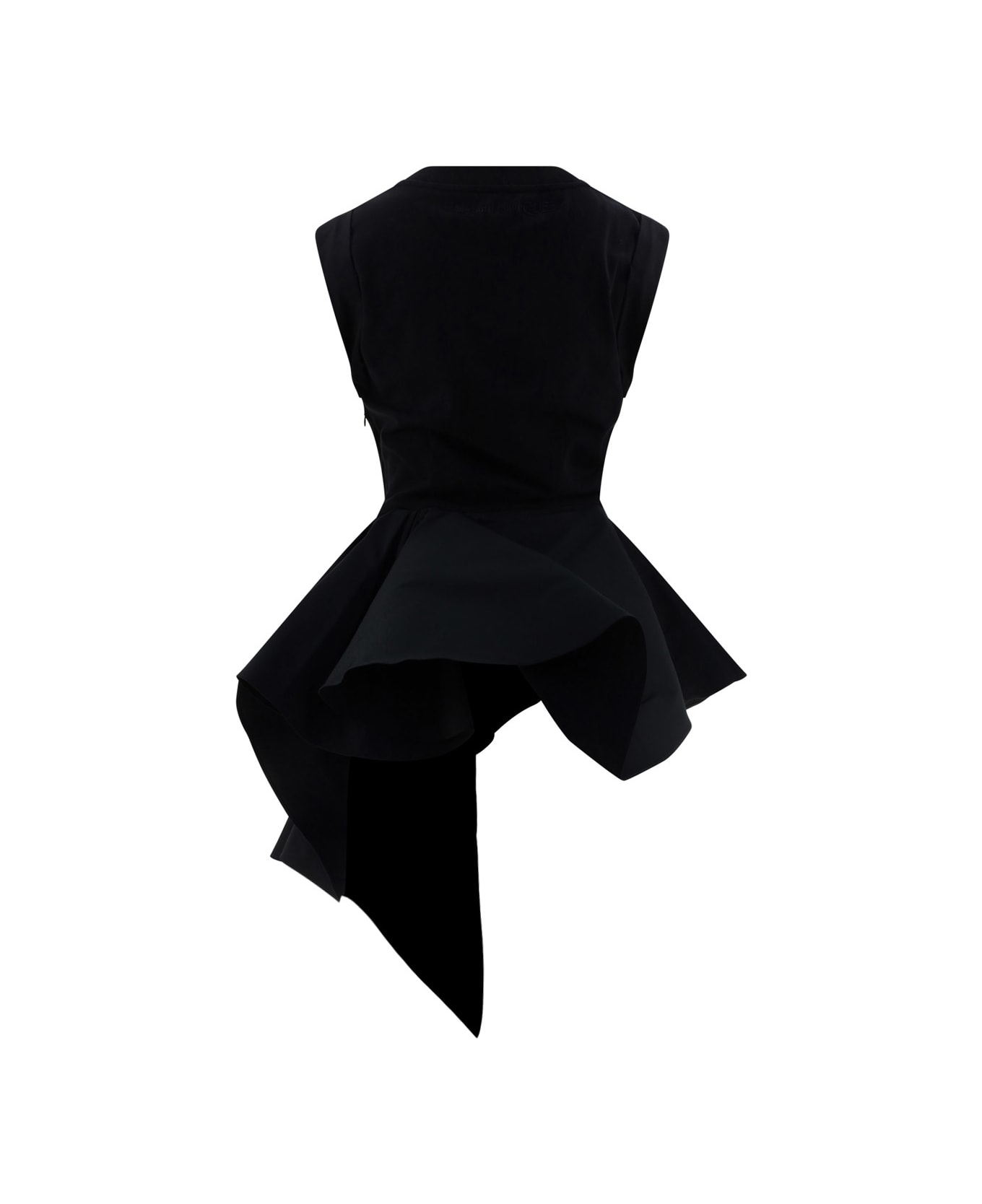 Alexander McQueen Cut & Sew Mini Dress - Black