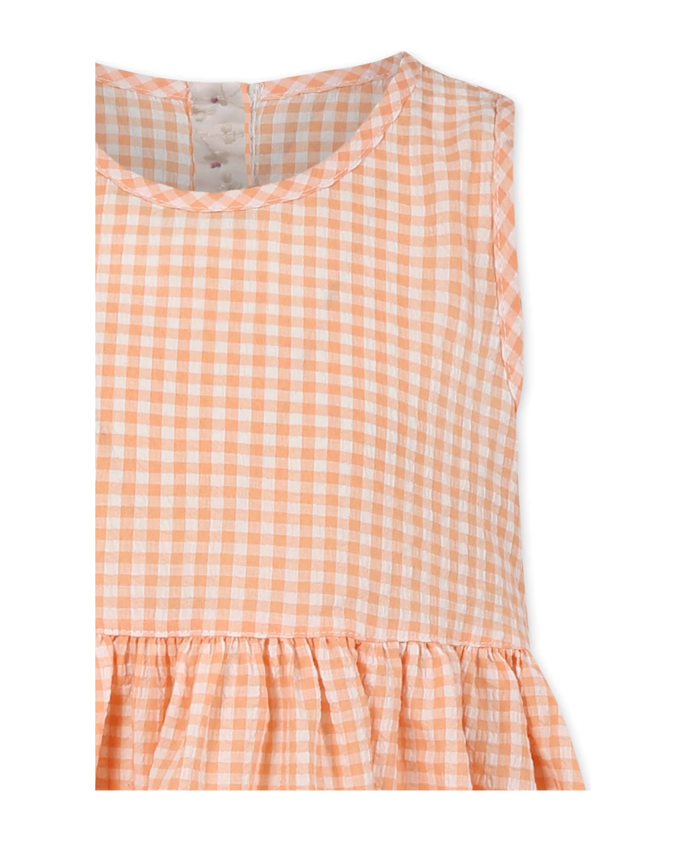 Caffe
 d
Orzo Orange Dress For Girl - Orange