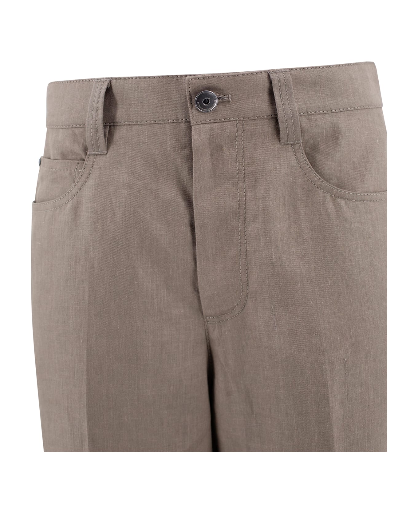 Brunello Cucinelli Relaxed Twill Trousers