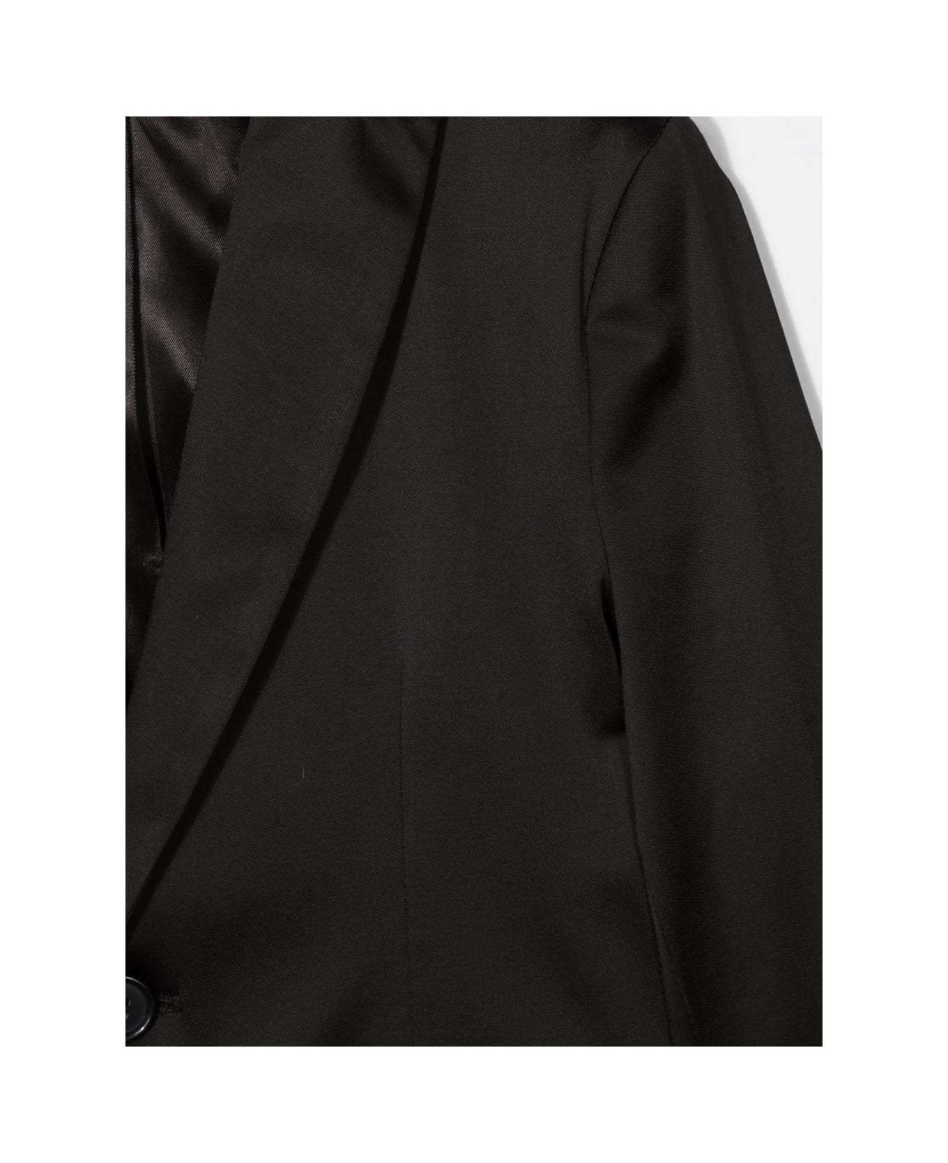 Paolo Pecora Single-breasted Fitted Blazer - Black