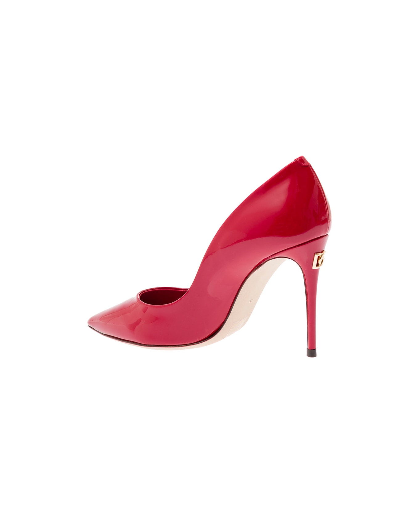 Dolce & Gabbana Cardinal Red  Pumps In Patent Leather Dolce & Gabbana Woman - Red