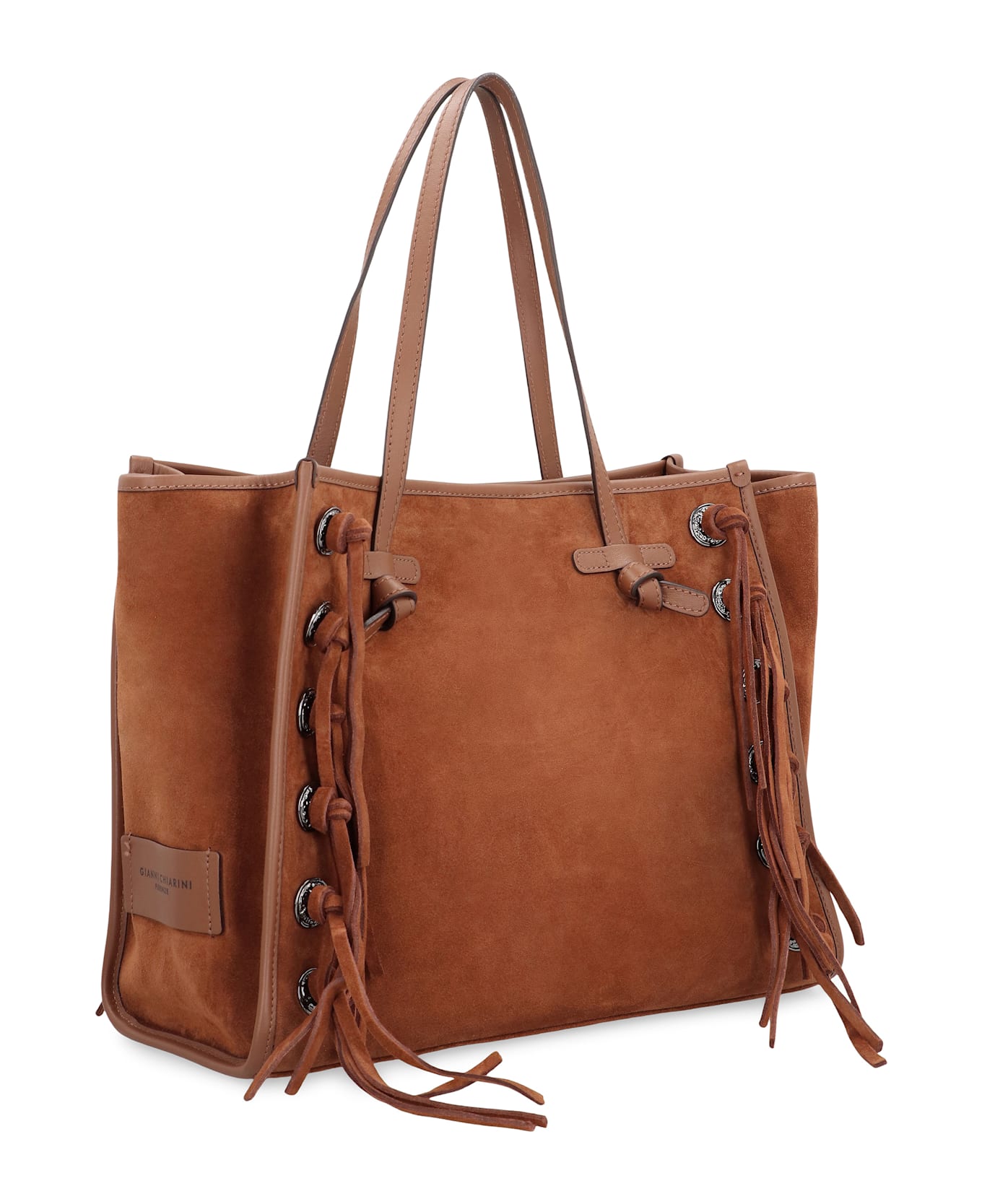 Gianni Chiarini Marcella Tote Bag - Saddle Brown