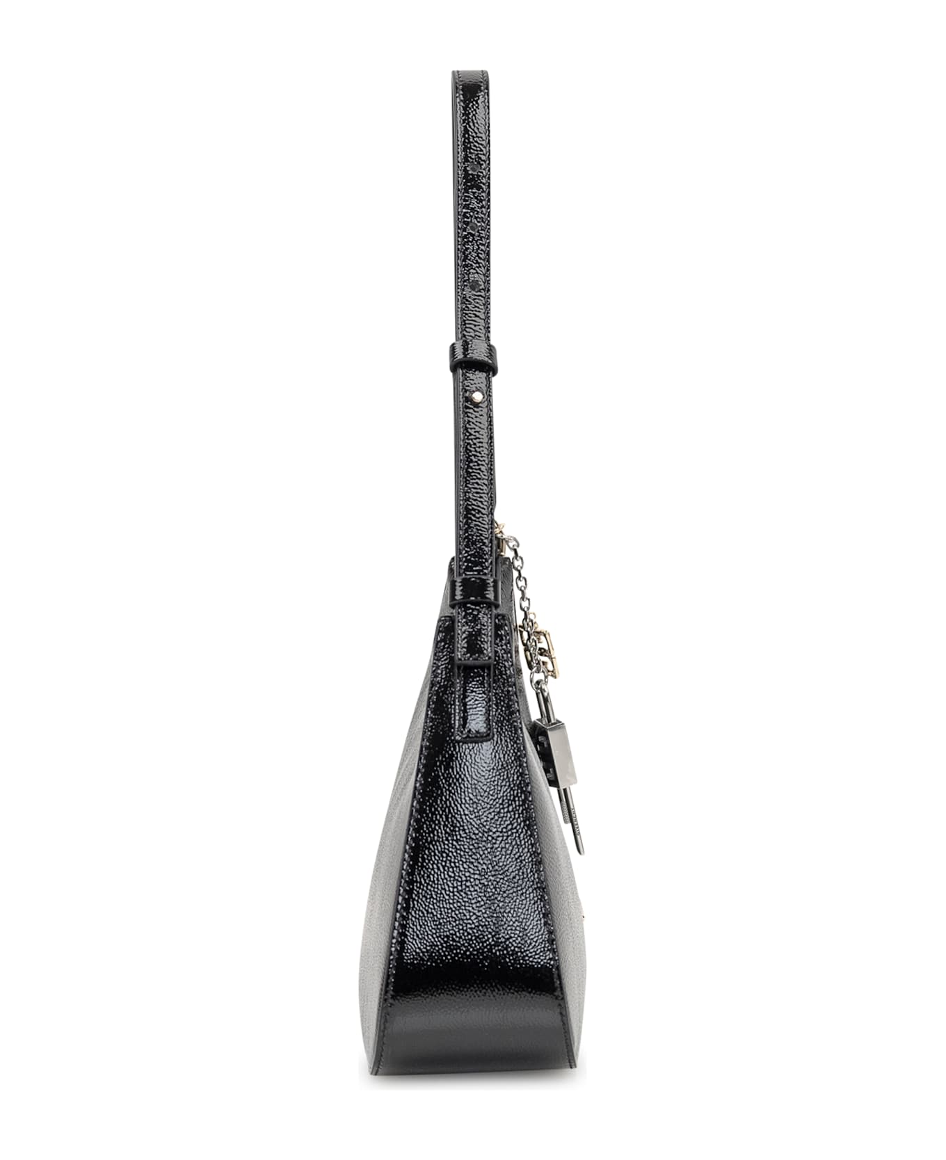 Givenchy Lucky Lockleather Shoulder Bag - Black