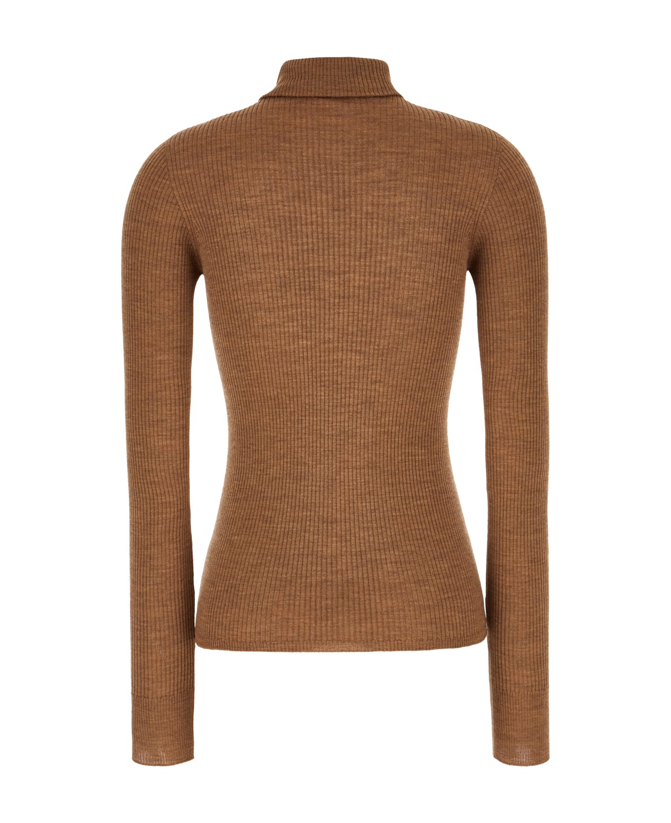 SportMax Brown Wool Top - Biscotto