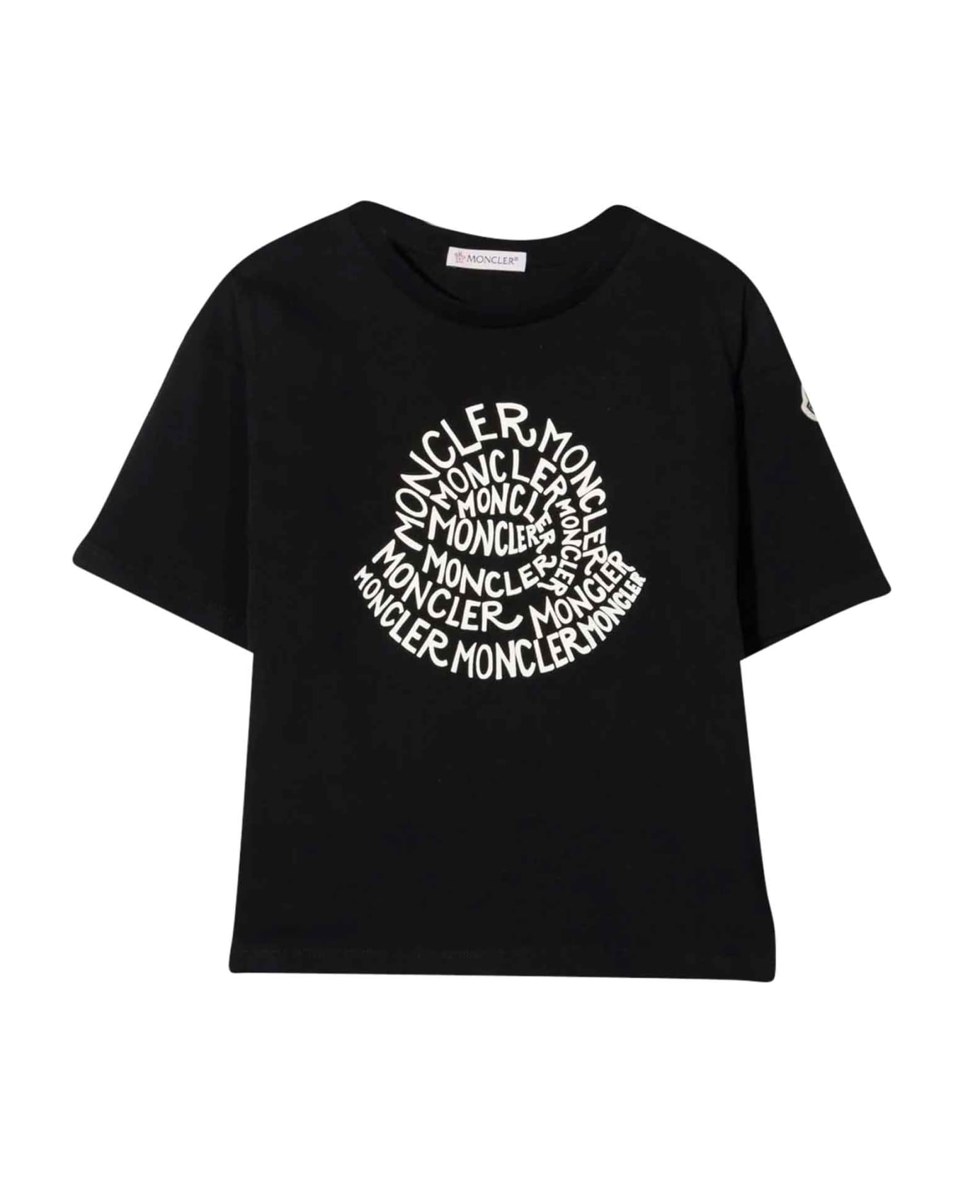 Moncler Unisex Black T-shirt - Nero