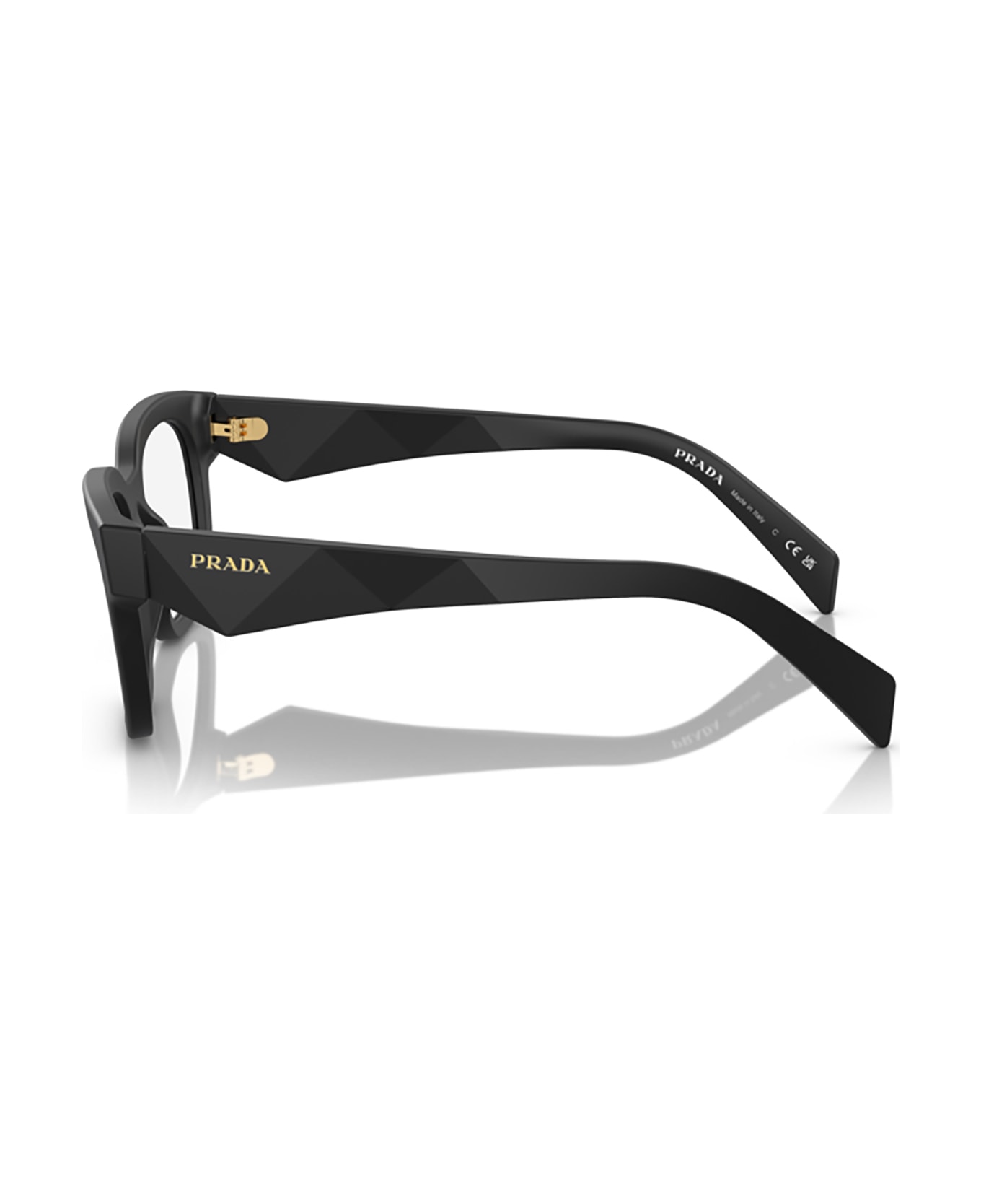 Prada Eyewear Pr A10v Matte Black Glasses - Matte Black