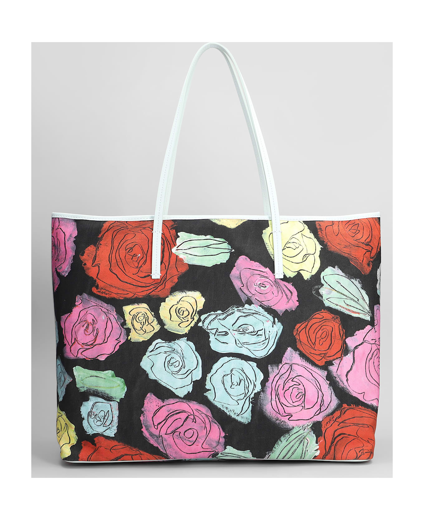 Marni Tote In Black Cotton - black