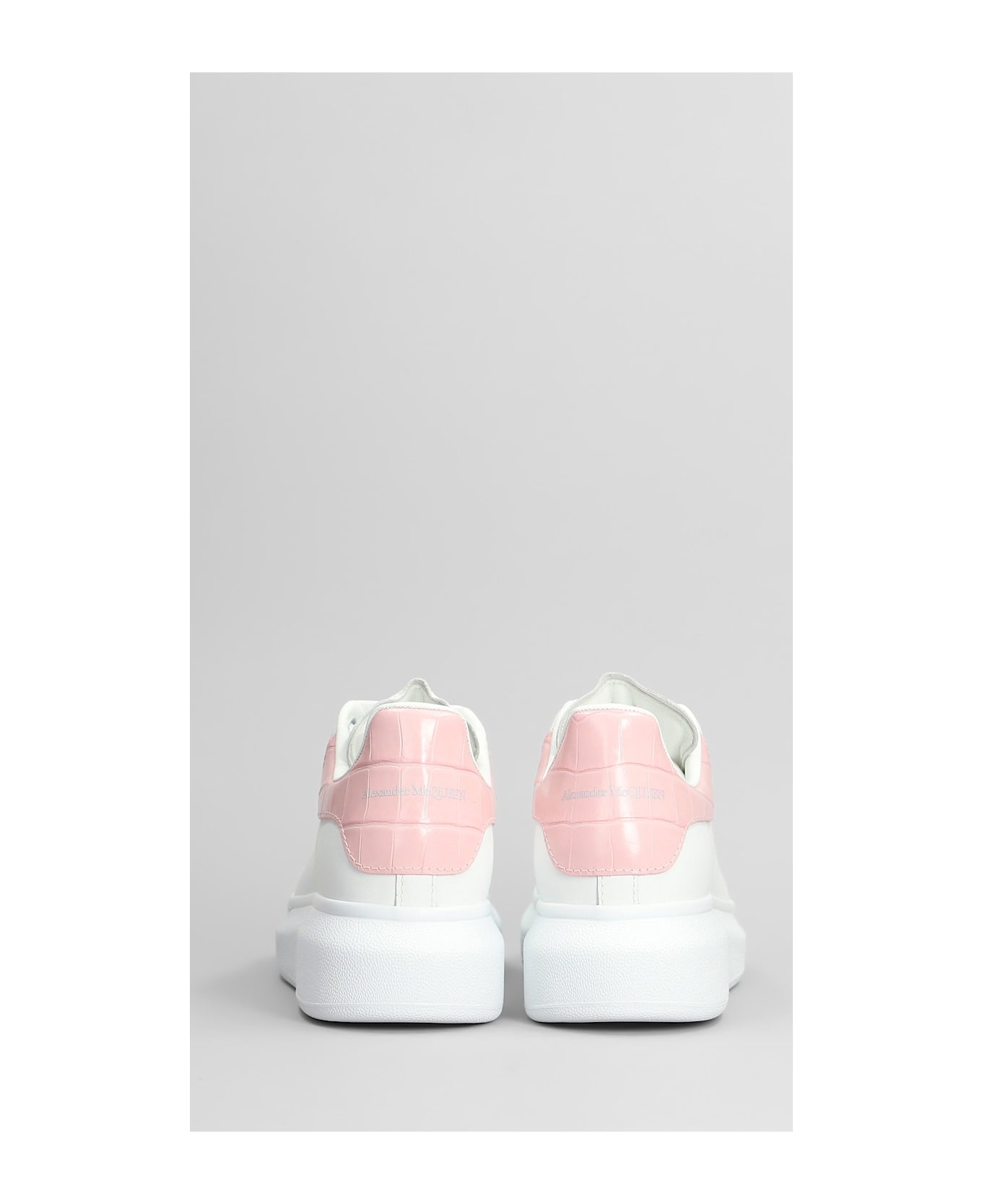 Alexander McQueen Oversize Sneak Sneakers In White Leather - white