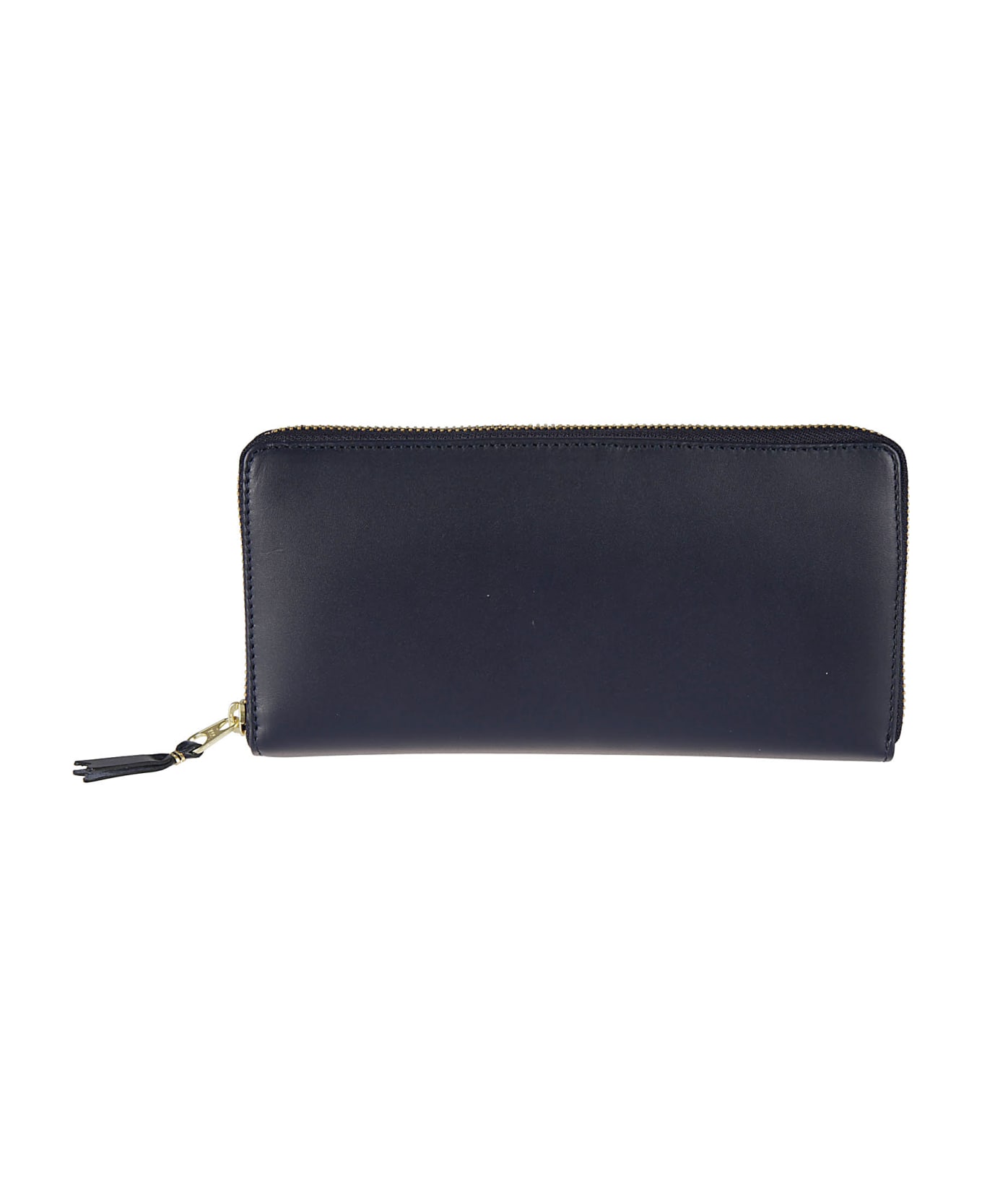 Comme des Garçons Wallet Classic Leather Line Zip-around Wallet - Navy Navy