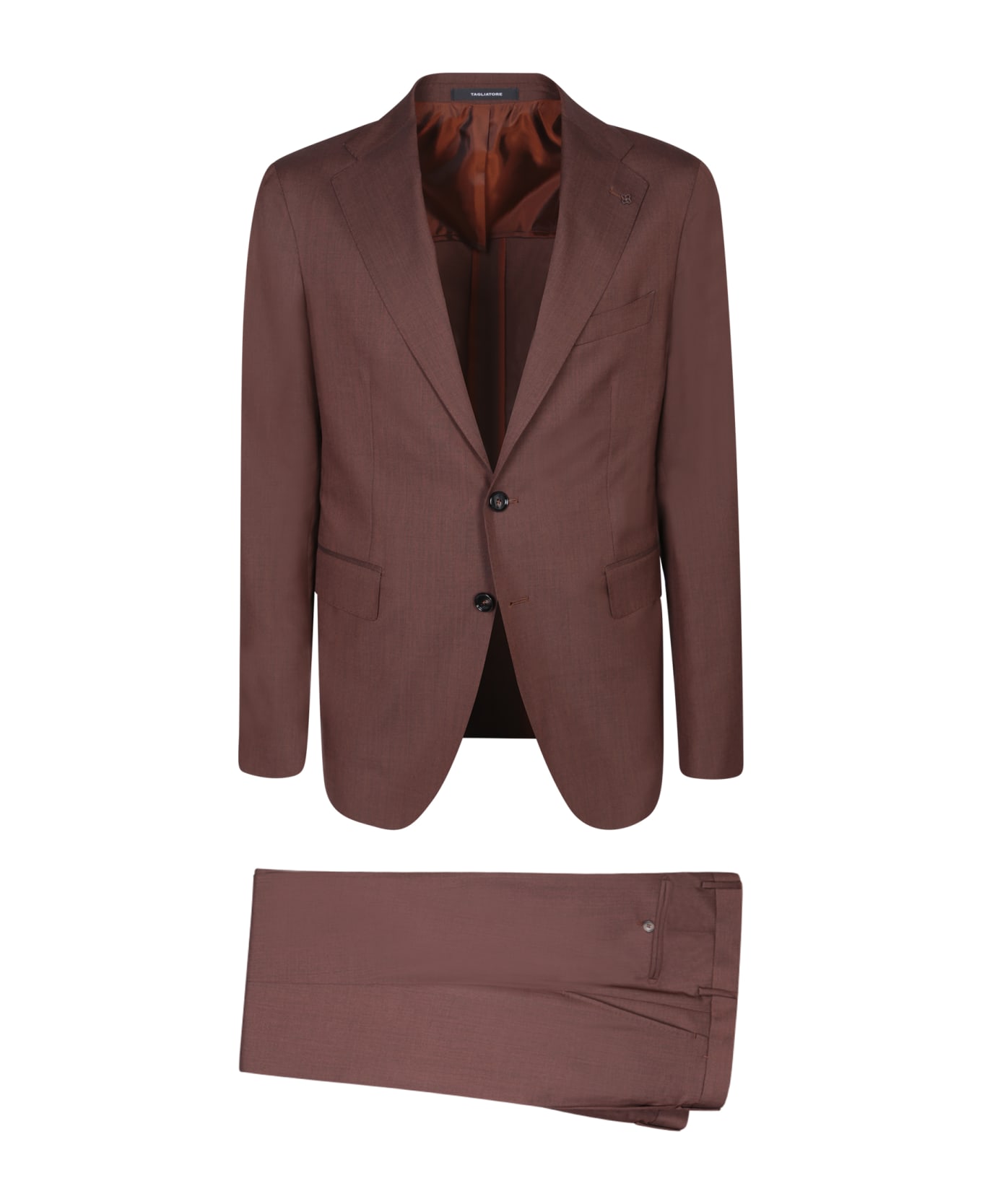 Tagliatore Vesuvio Brown Suit - Brown