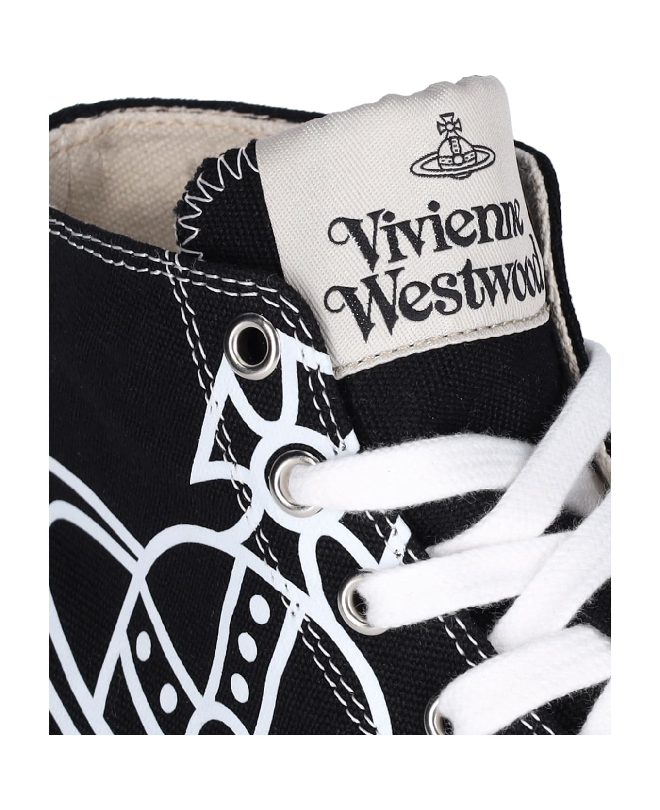 Vivienne Westwood "plimsoll High" Sneakers - Black  