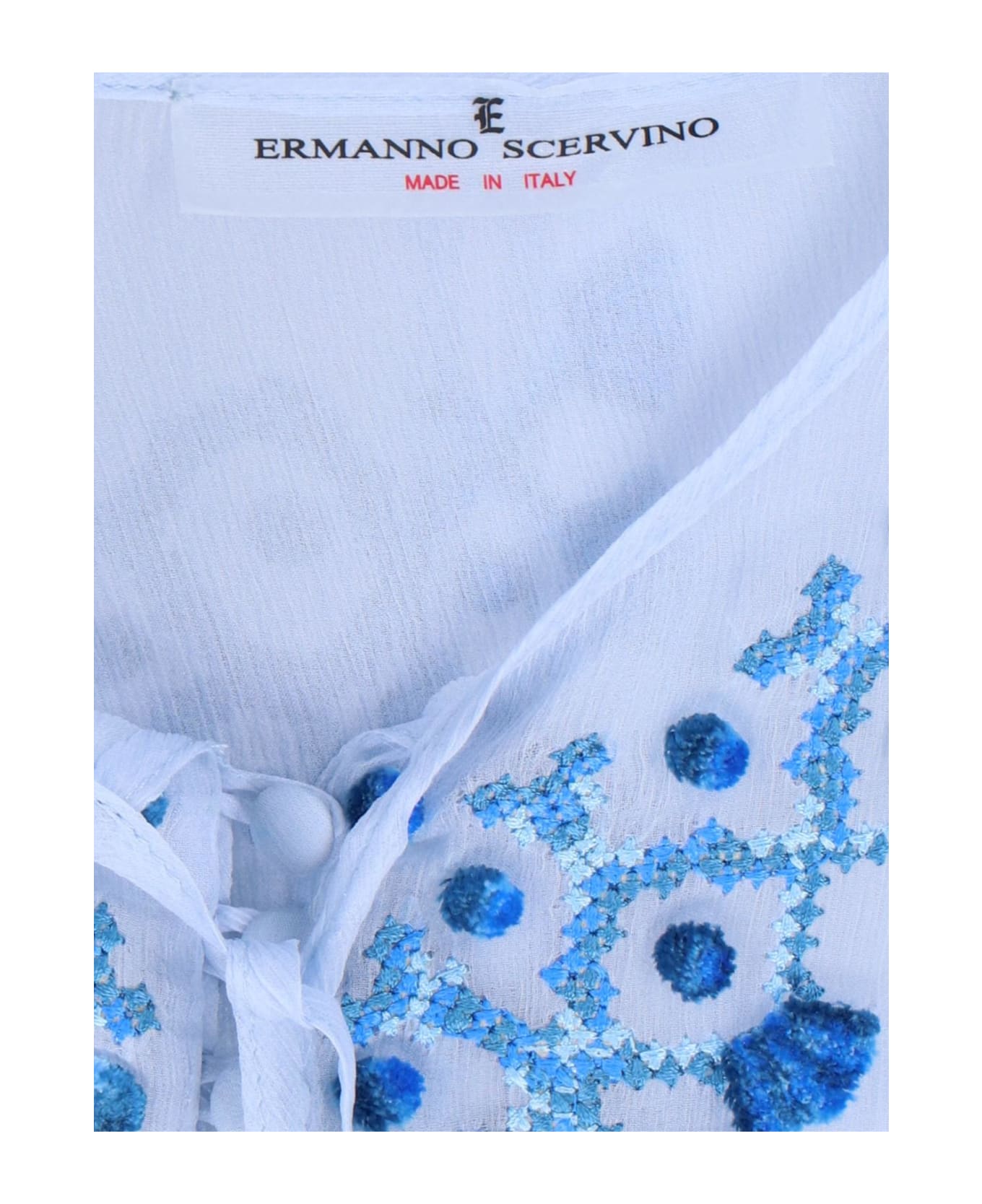 Ermanno Scervino Caftan Silk Shirt