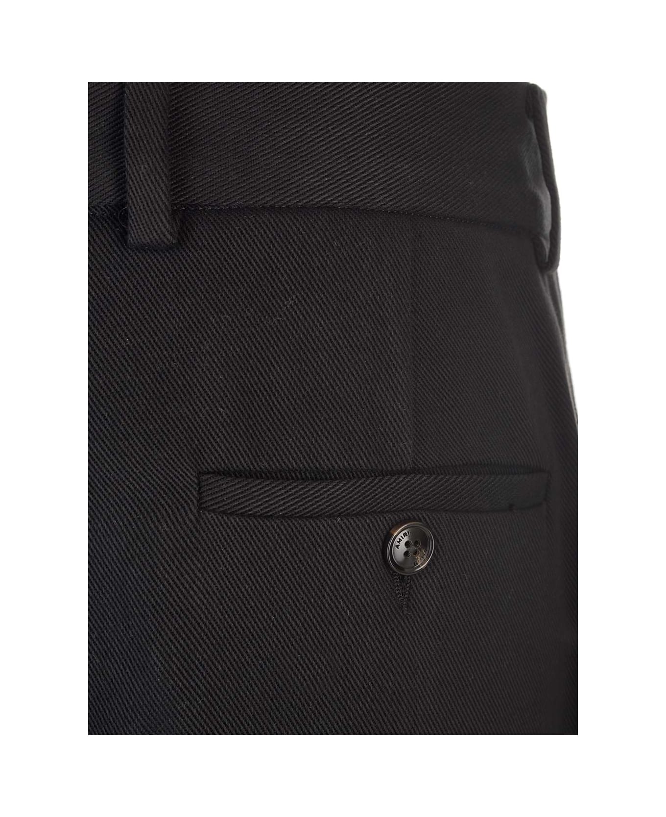 AMIRI Pleated Trousers - BLACK
