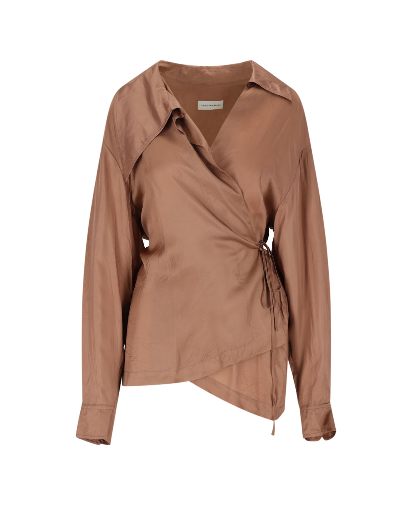 Dries Van Noten Asymmetric Shirt - NUDE