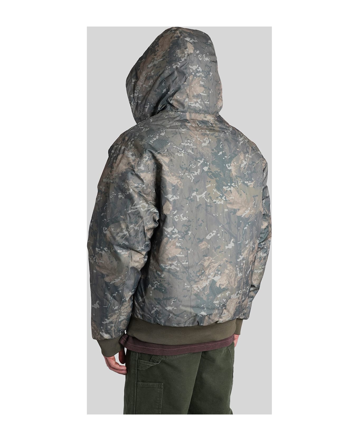 Carhartt Og Active Cold Jkt Casual Jacket In Camouflage Polyester - camouflage