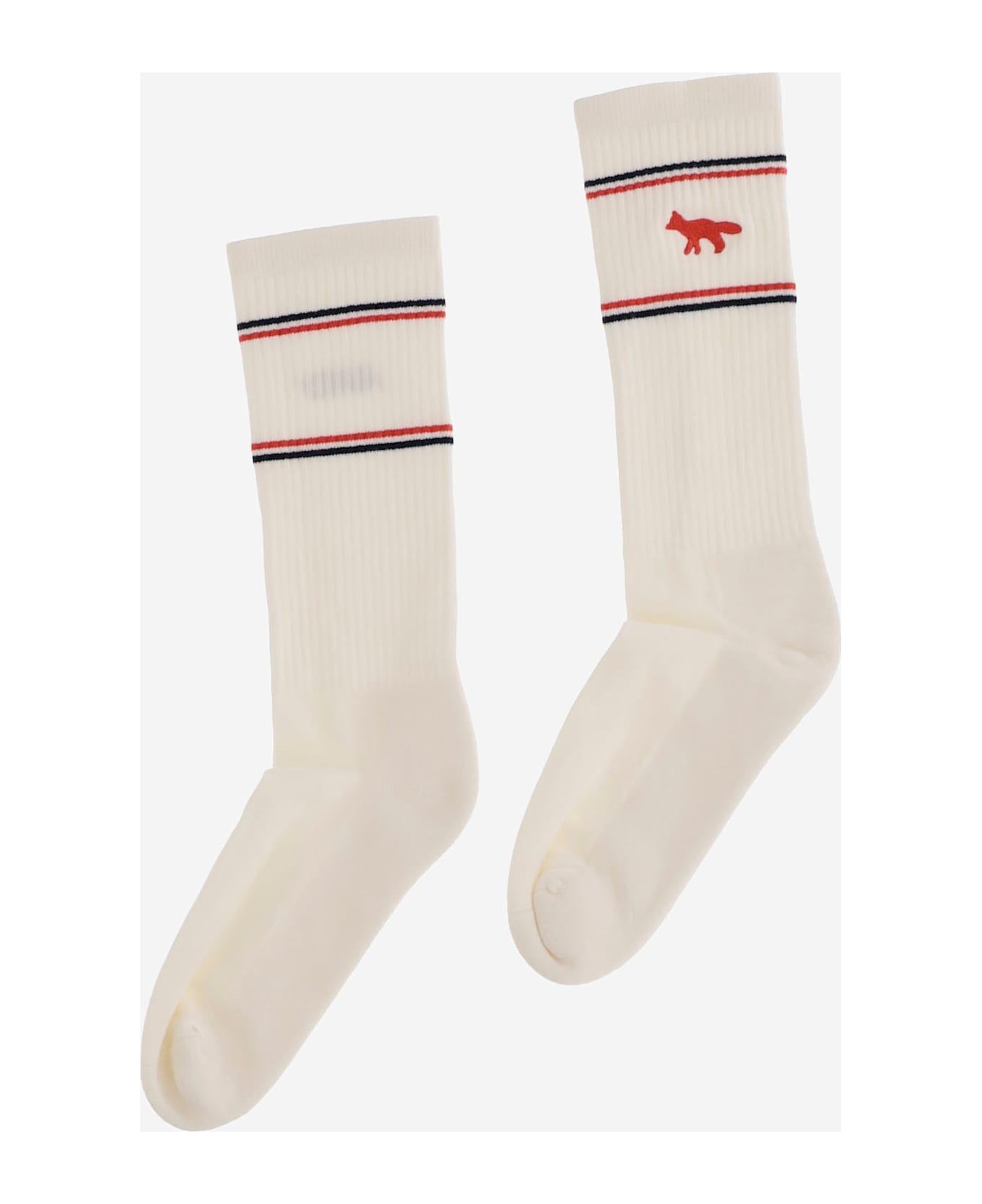 Autry X Maison Kitsuné Socks - White
