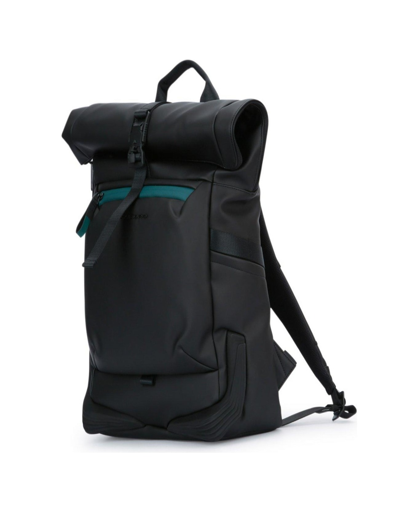 Piquadro Water Resistant Roll-top Laptop Backpack - N