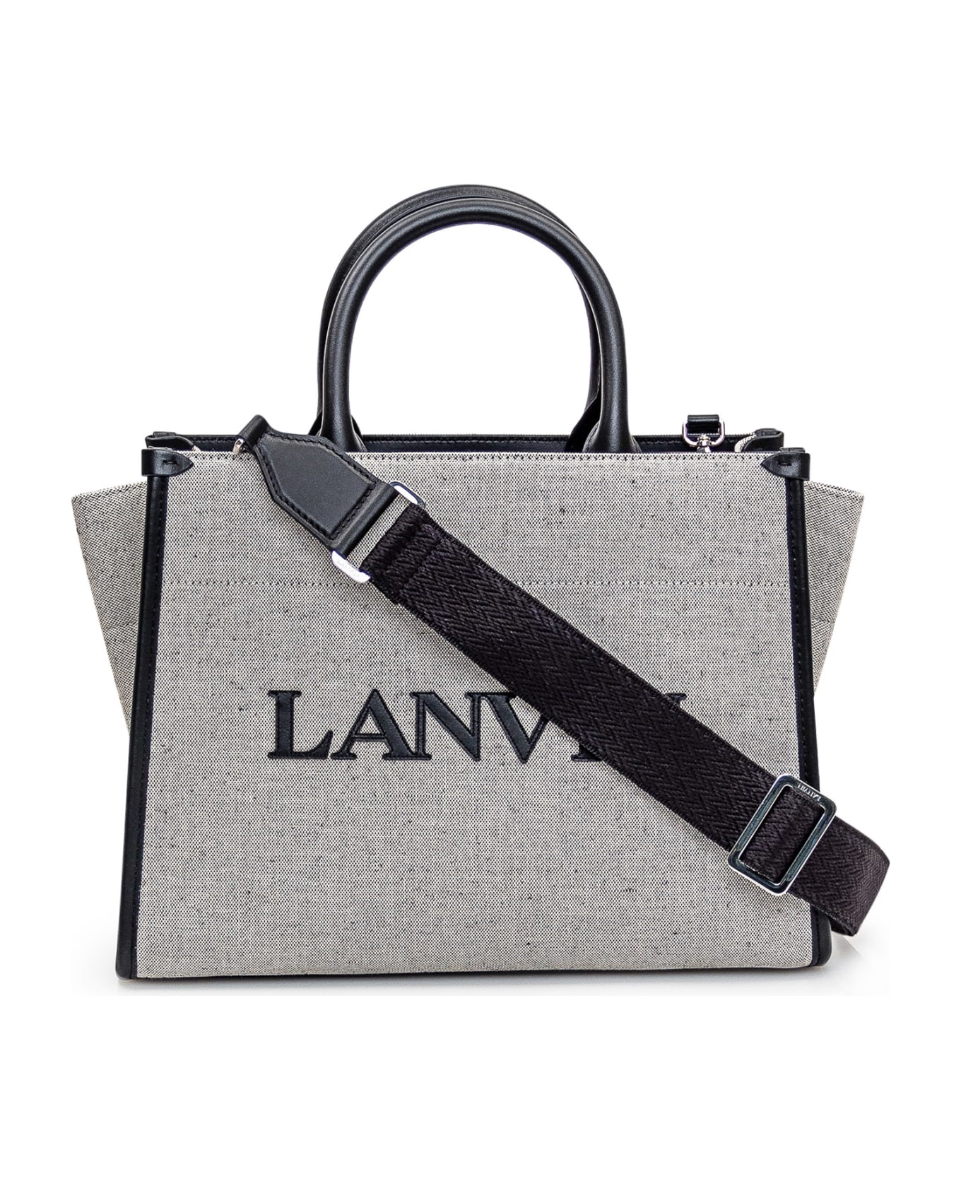 Lanvin Tote Bag - BEIGE/BLACK