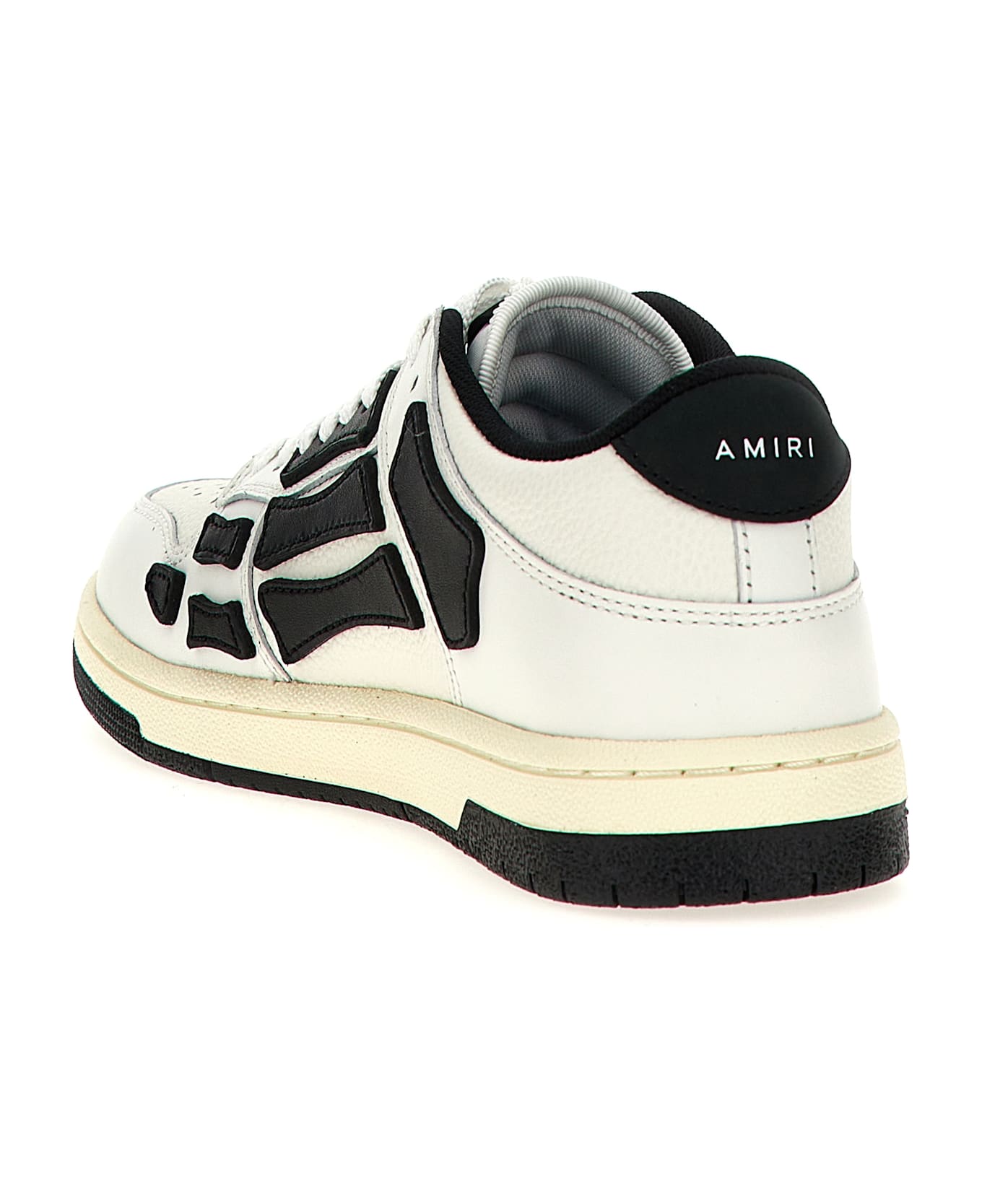 AMIRI 
skel Top Low
 Sneakers - WHITE/BLACK