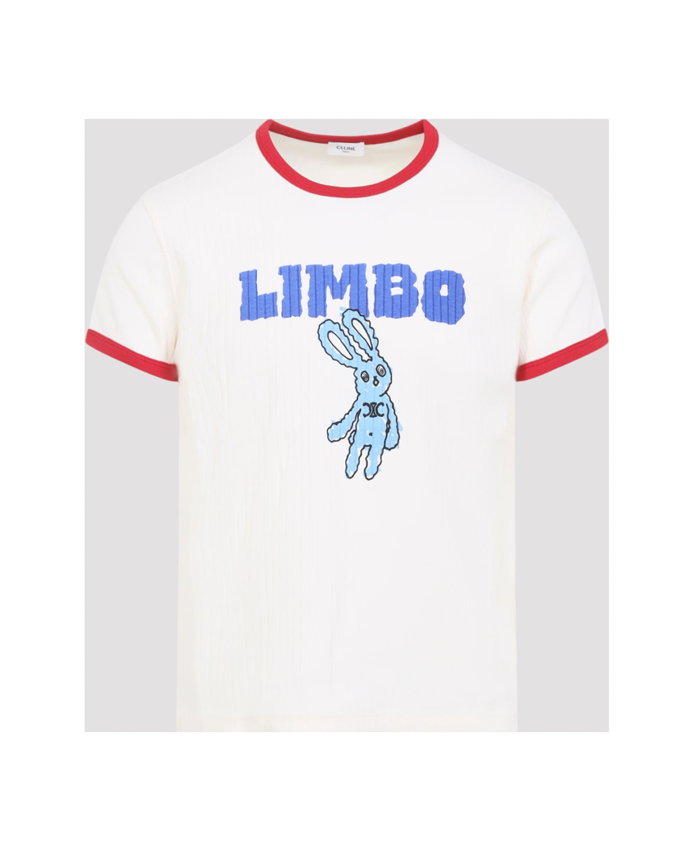 Celine Regular T-shirt - Cream Multico