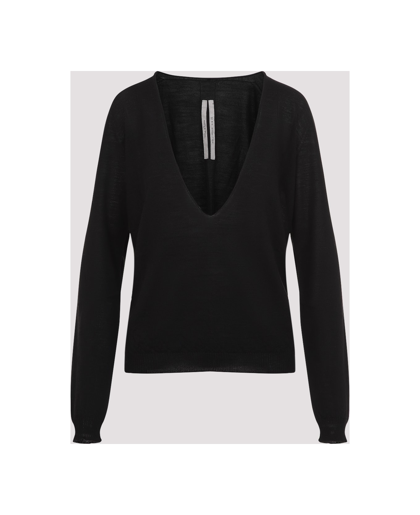 Rick Owens Extreme V-neck Pullover - Black