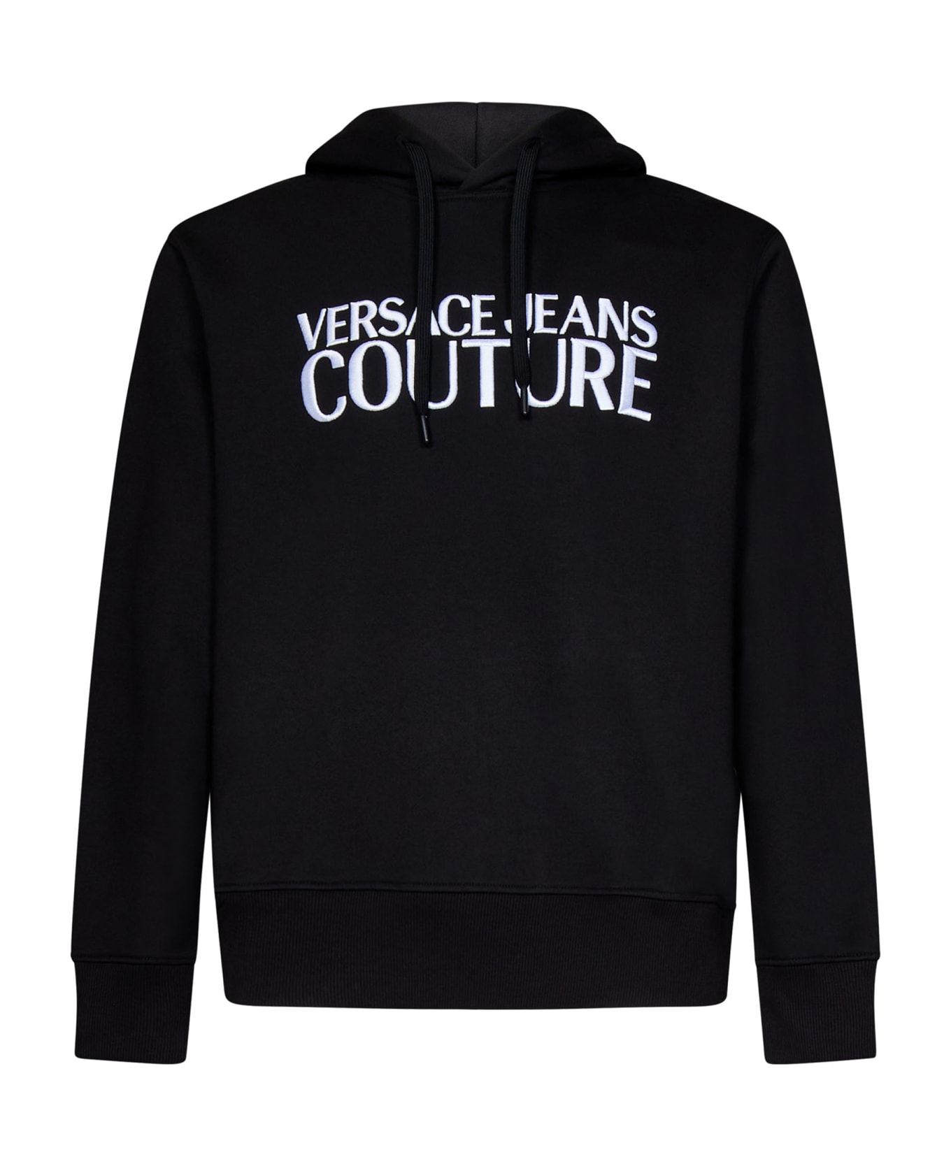 Versace Jeans Couture Hoodie With Logo - black