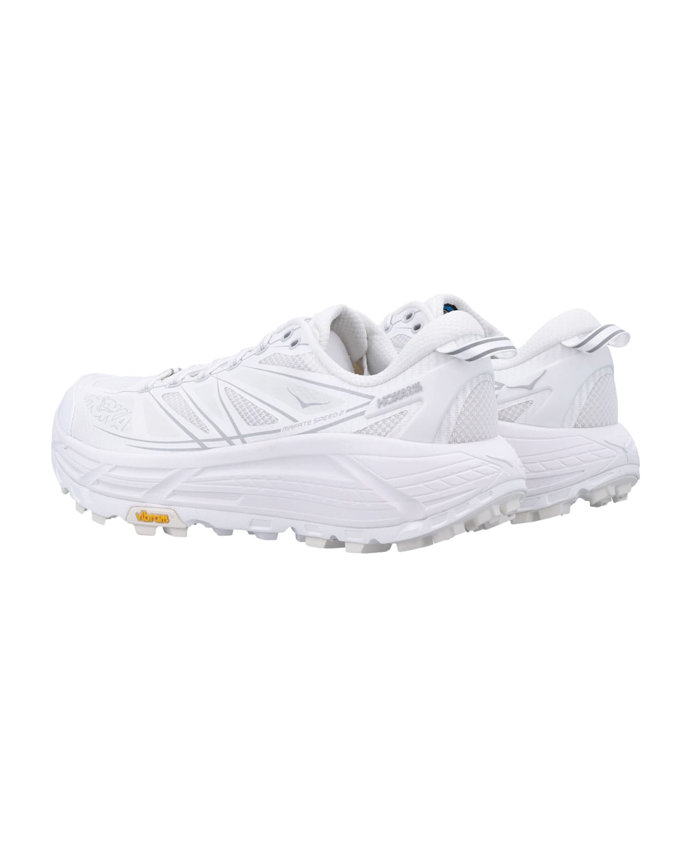 Hoka Mafate Speed 2 - WHITE / LUNAR ROCK