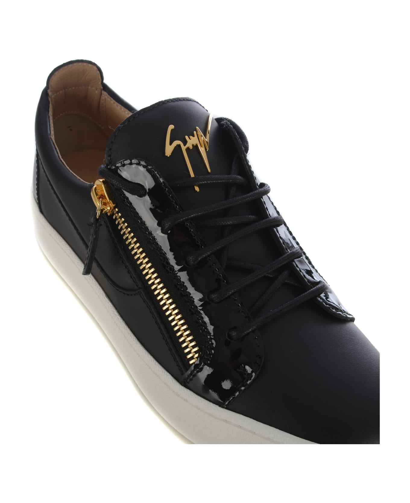 Giuseppe Zanotti Sneakers Giuseppe Zanotti "frankie" In Leather - Nero