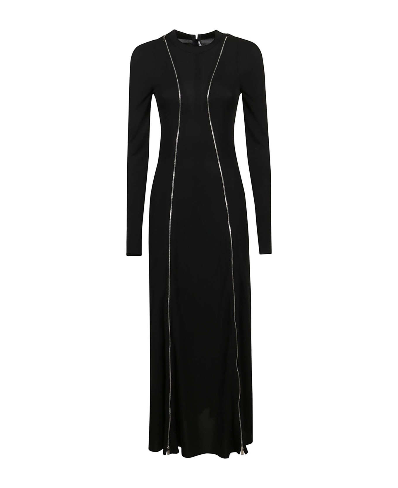 Victoria Beckham Twin Zip Detail Dress - Black ワンピース＆ドレス