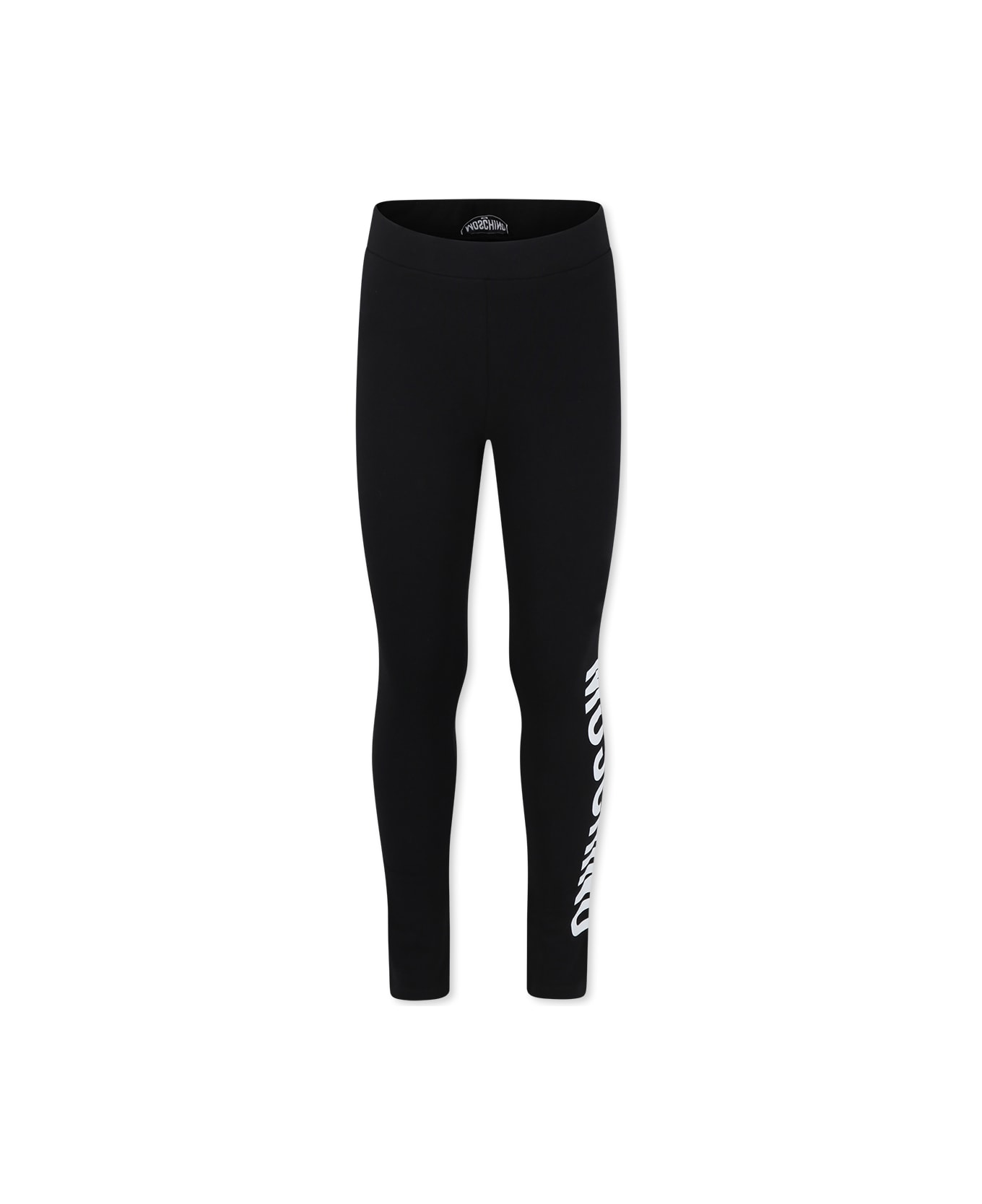 Moschino Black Leggings For Girl - Black