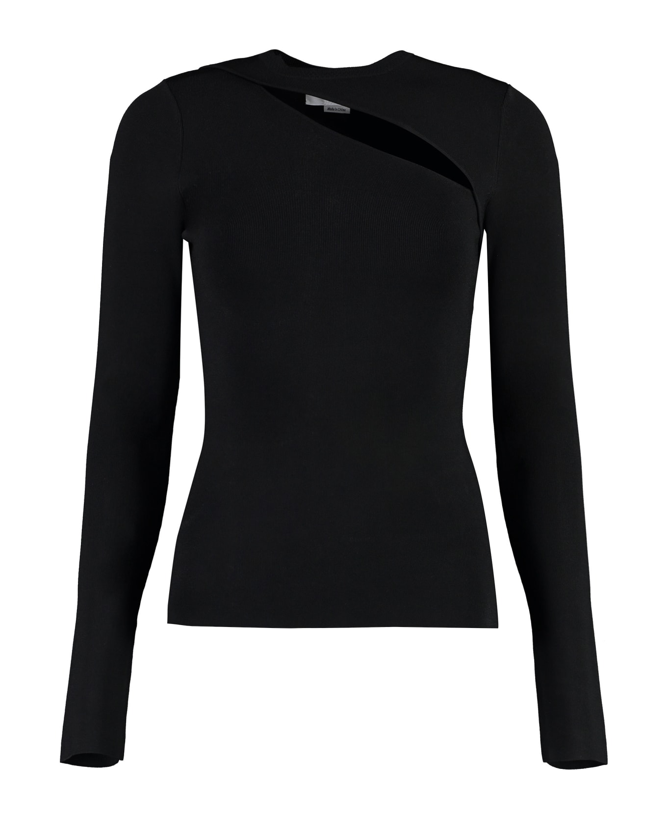 Victoria Beckham Knitted T-shirt - black