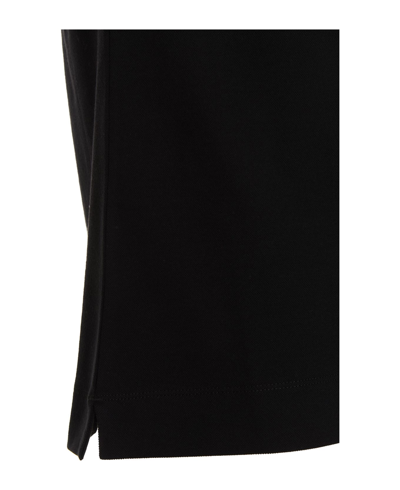 Ermenegildo Zegna Logo Print Polo Shirt - Black  