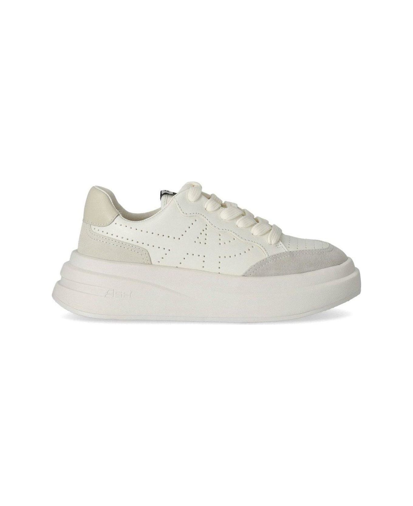 Ash Impuls Bis Perforated Detailed Chunky Sneakers - Bianco ウェッジシューズ