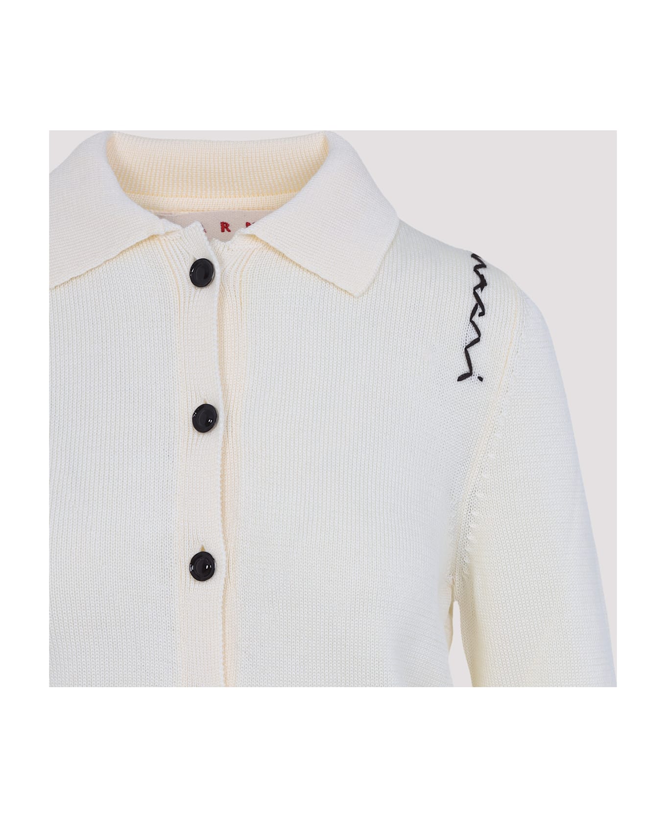 Marni Cotton Cardigan - Snow