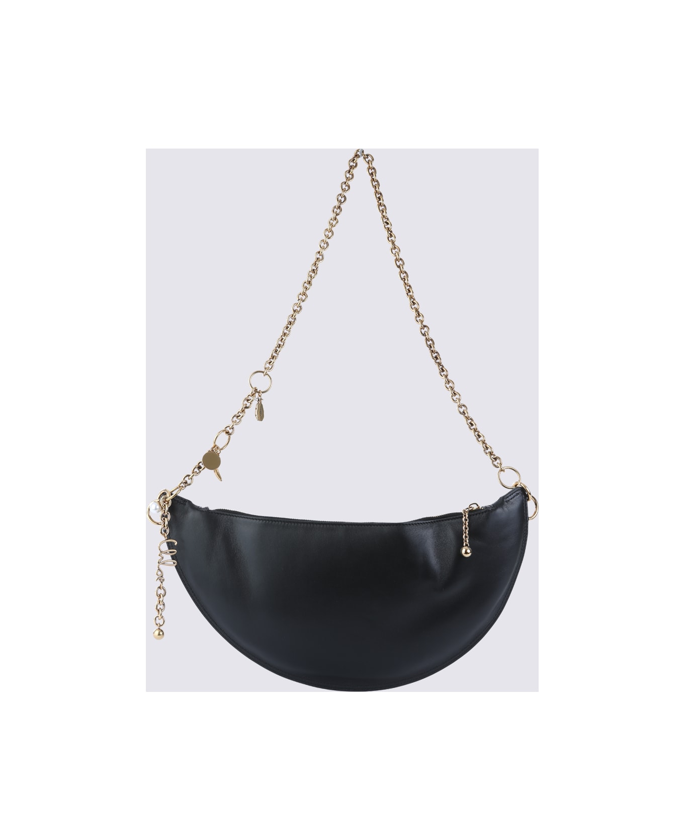 Chloé Black Leather Icons Shoulder Bag - Black